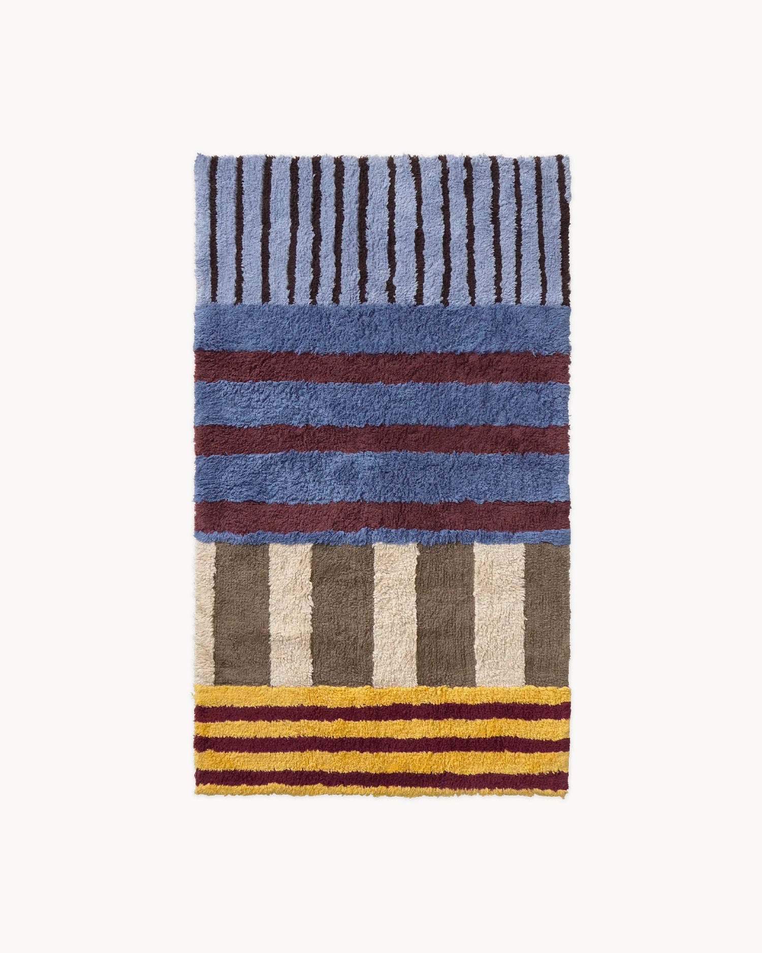 Tappeto lavabile in cotone realizzato a mano Color on