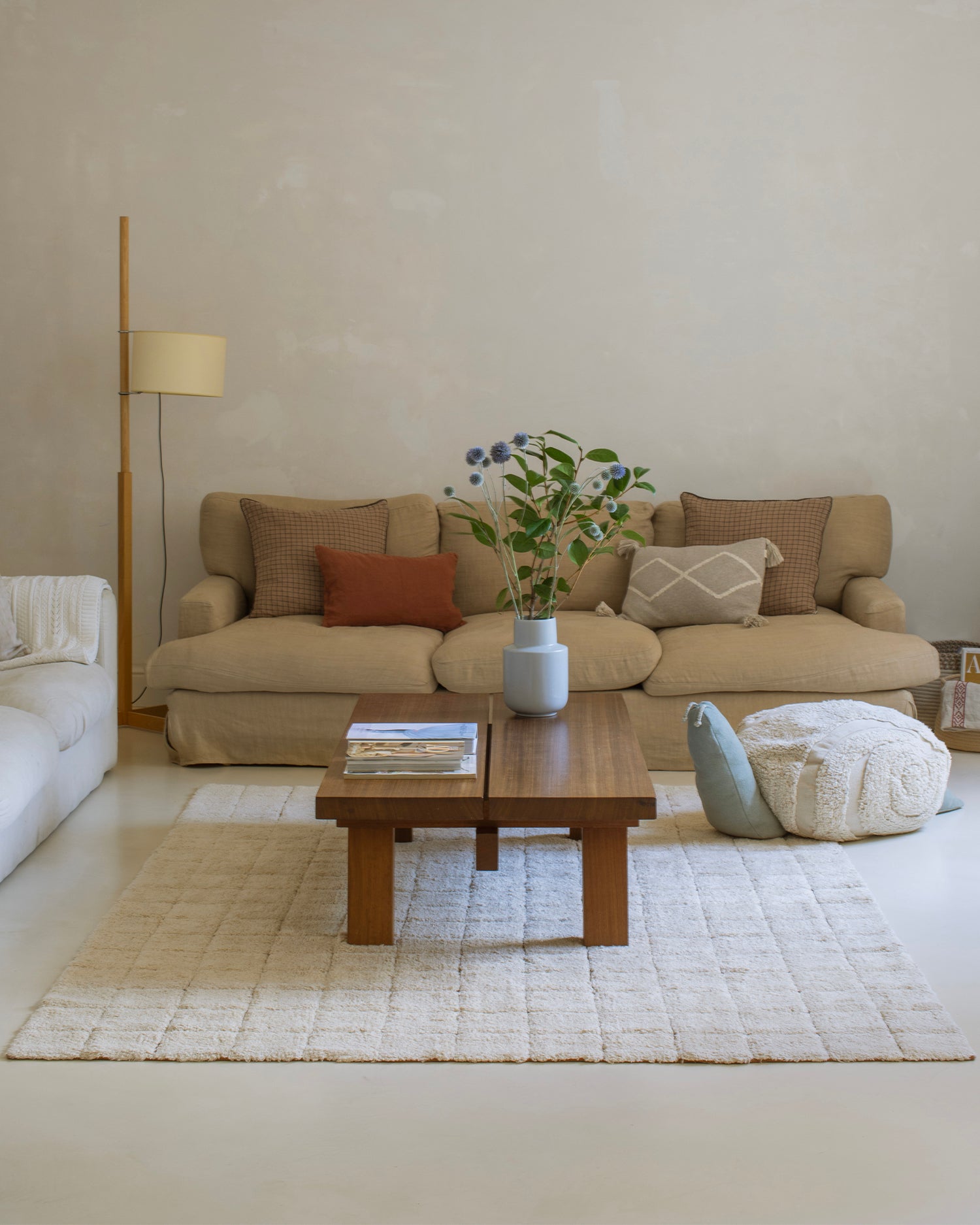 Tappeto lavabile in cotone realizzato a mano Mosaic