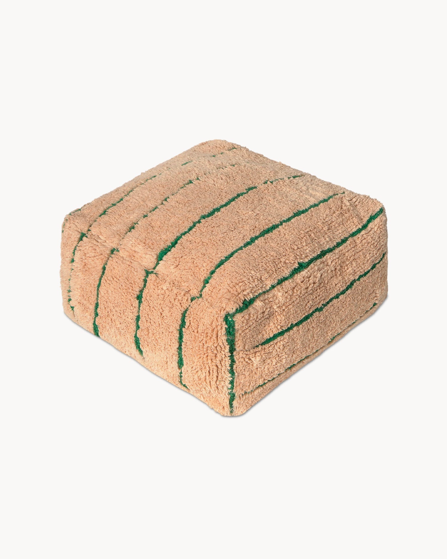 Pouf in cotone realizzato a mano Lines