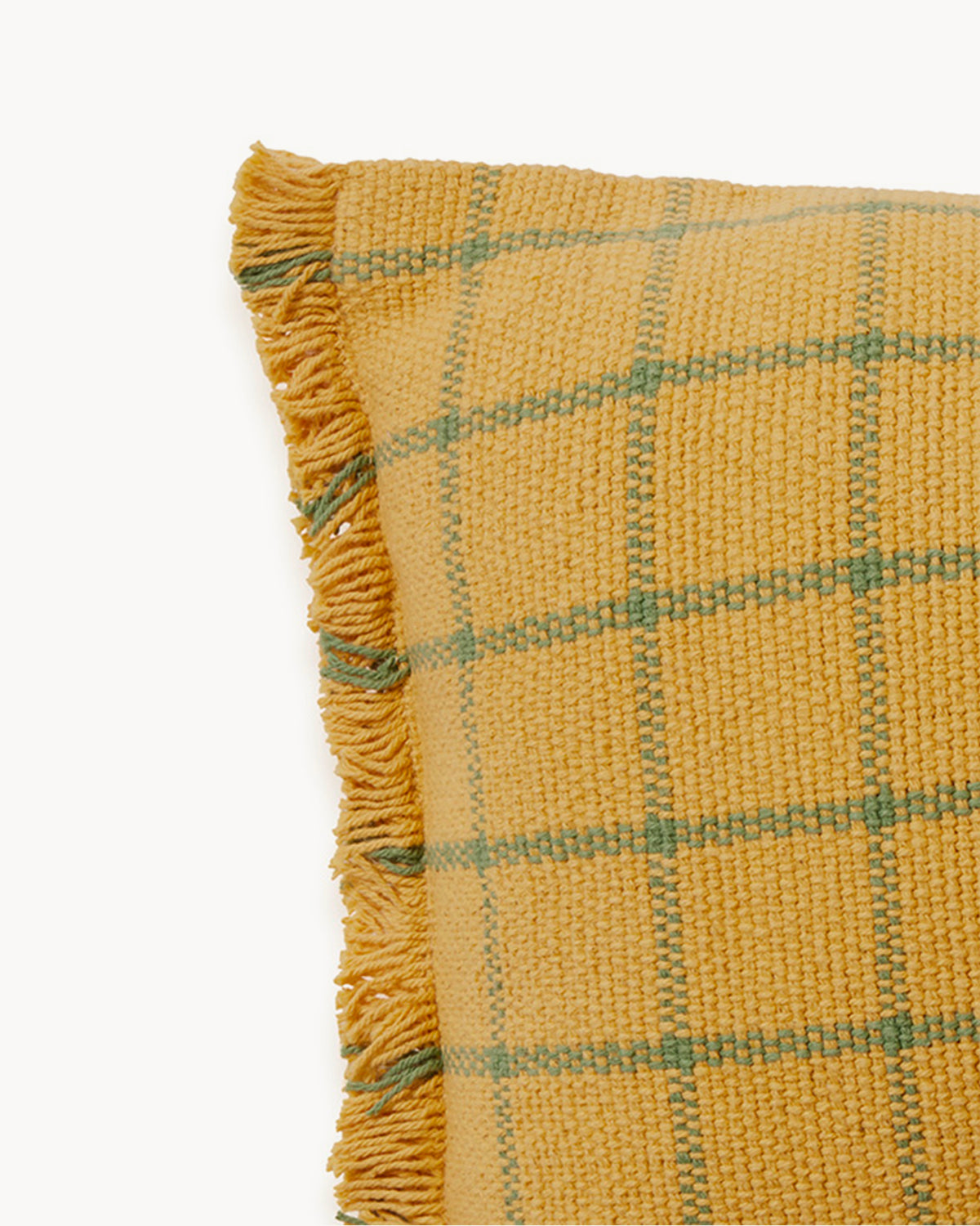 Cuscino intrecciato a mano Geo Block
