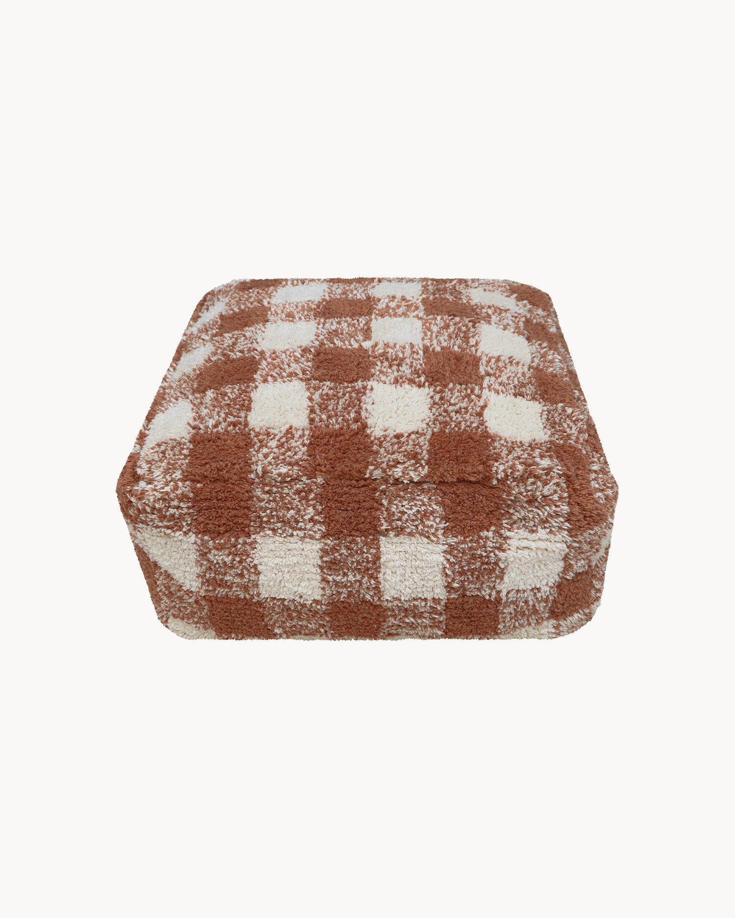 Pouf per bambini in cotone Vichy
