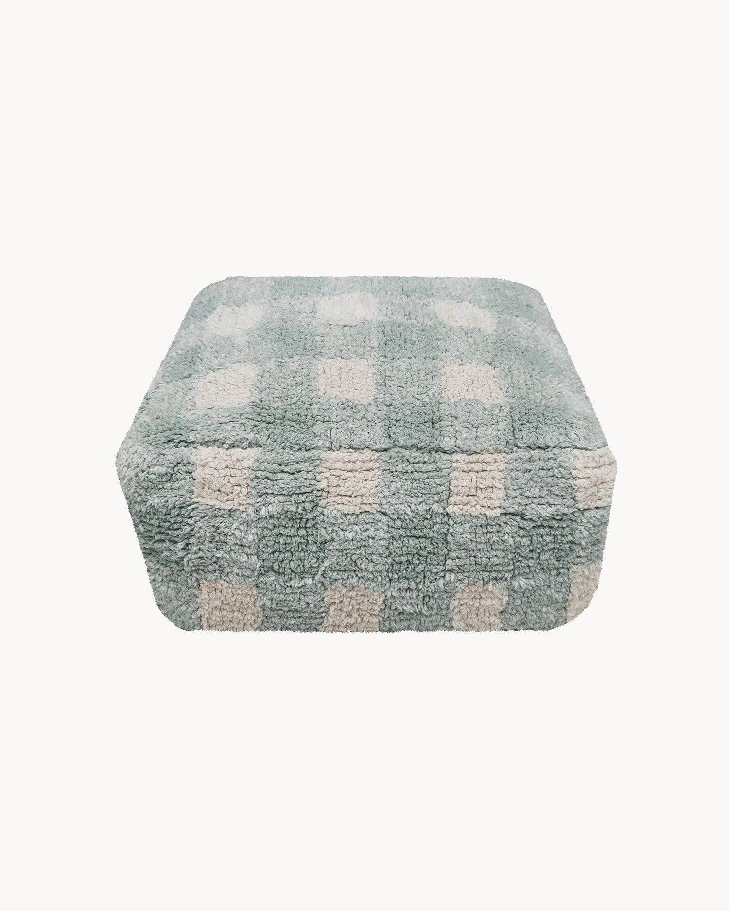 Pouf per bambini in cotone Vichy