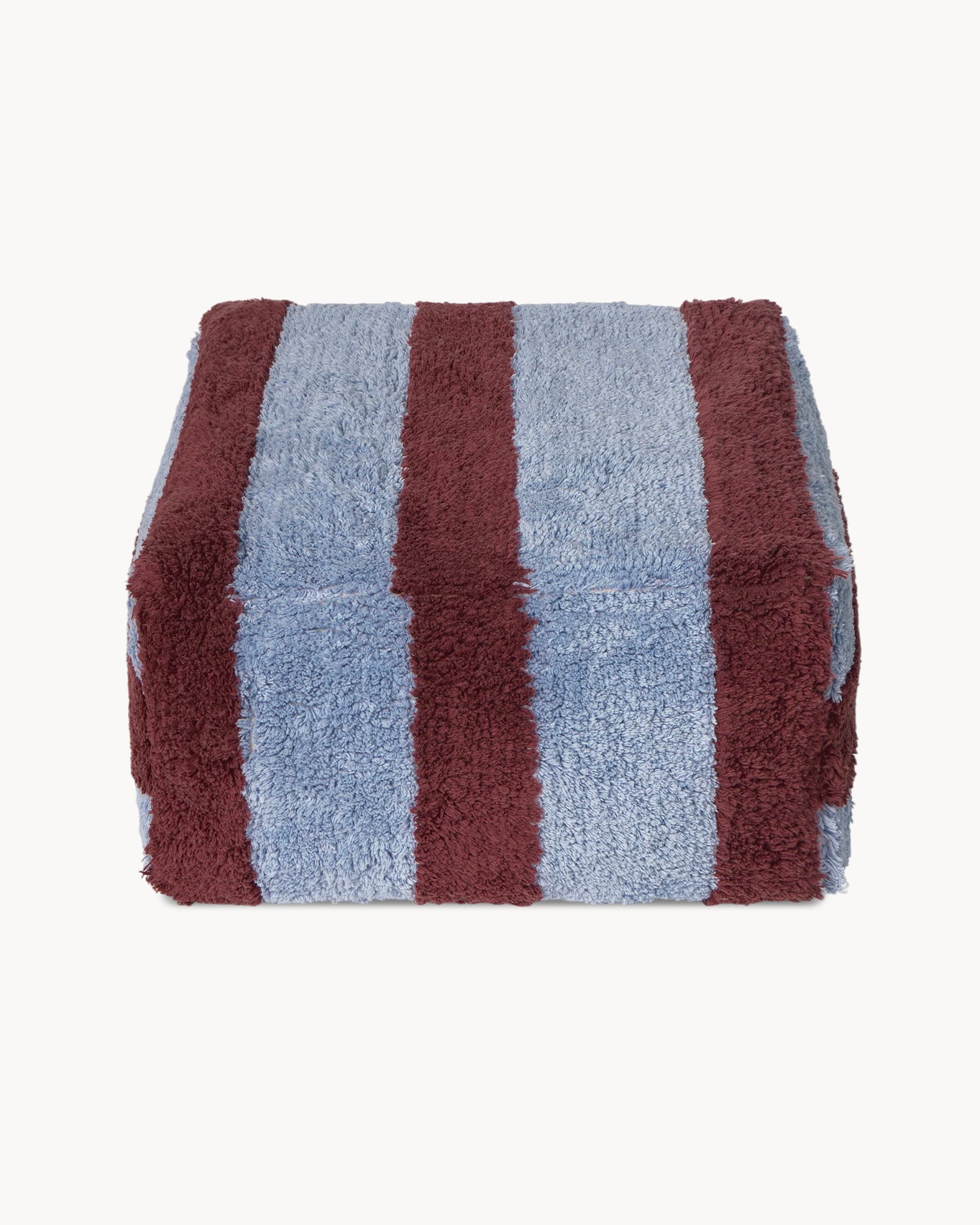 Pouf in cotone realizzato a mano Lines