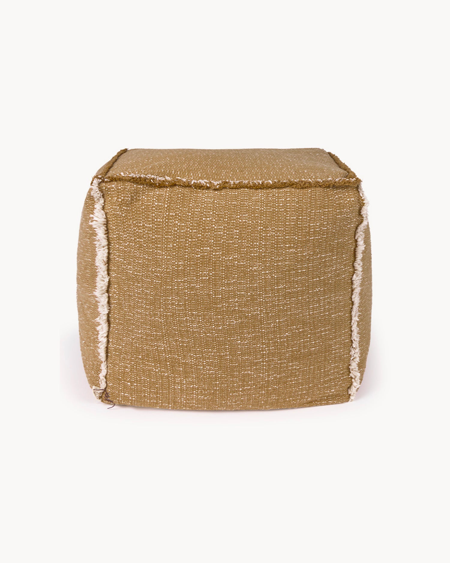 Pouf in cotone realizzato a mano Handloom