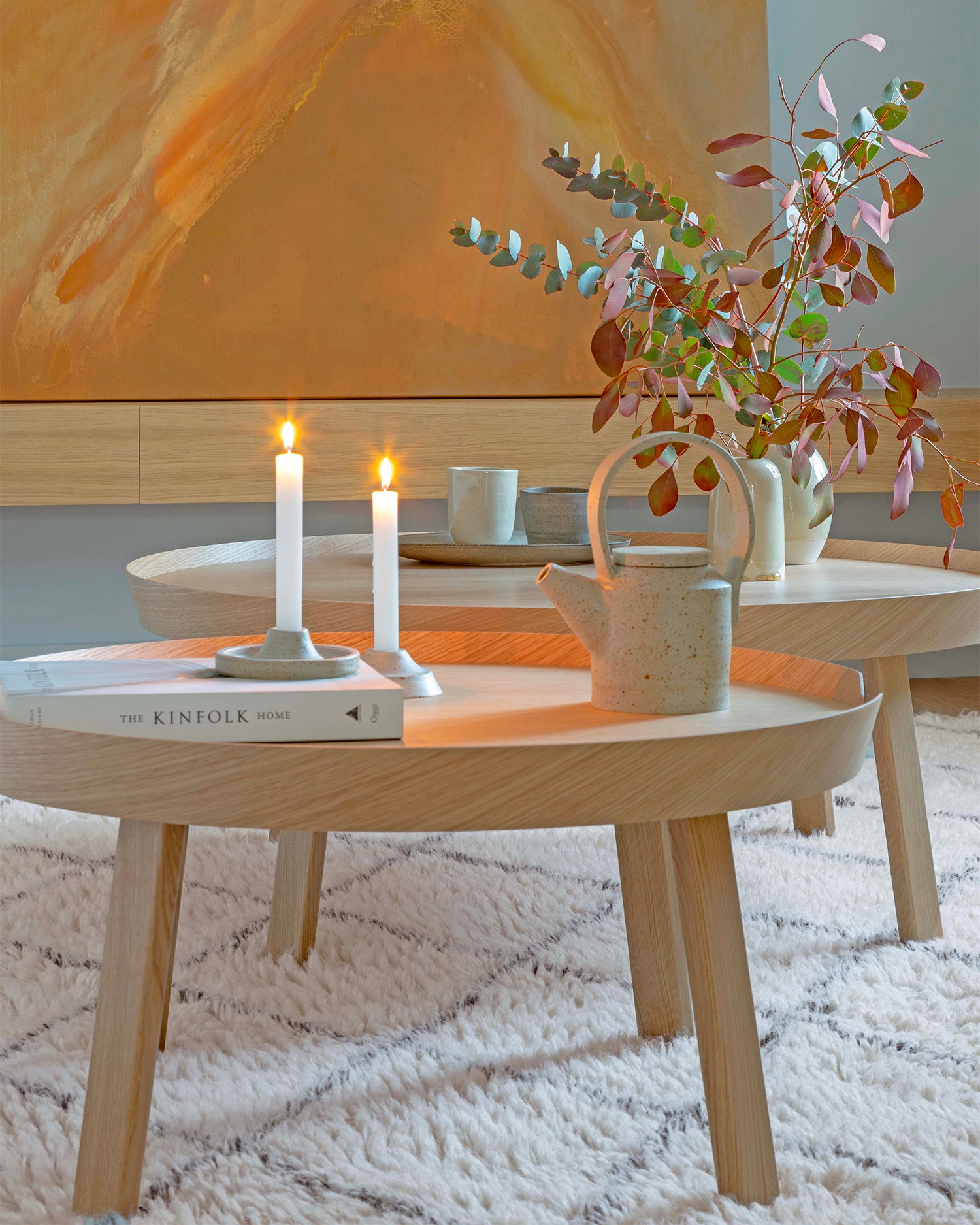 Tappeto lavabile in lana con frange realizzato a mano Berber Soul