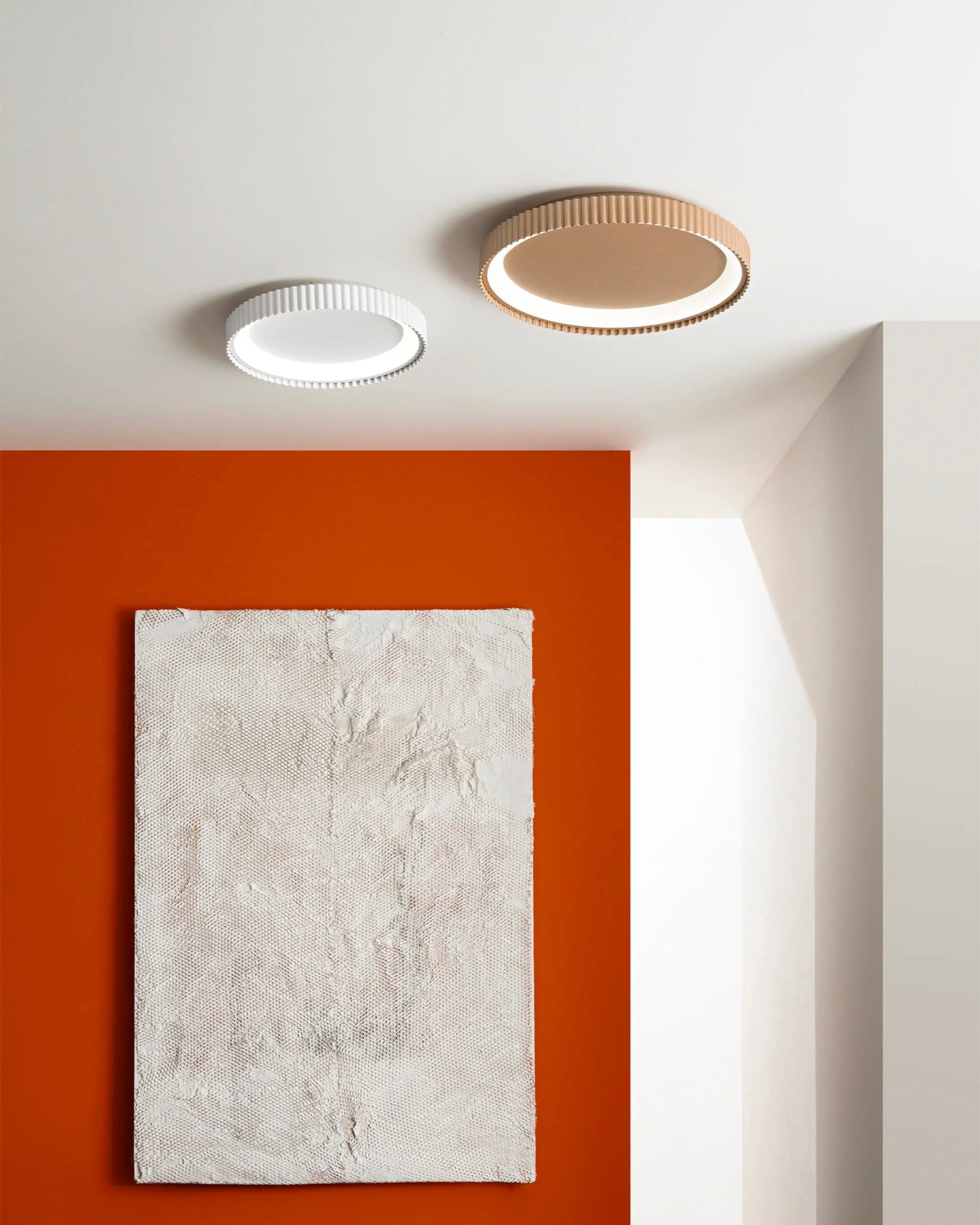 Lampada da soffitto LED in metallo Nike