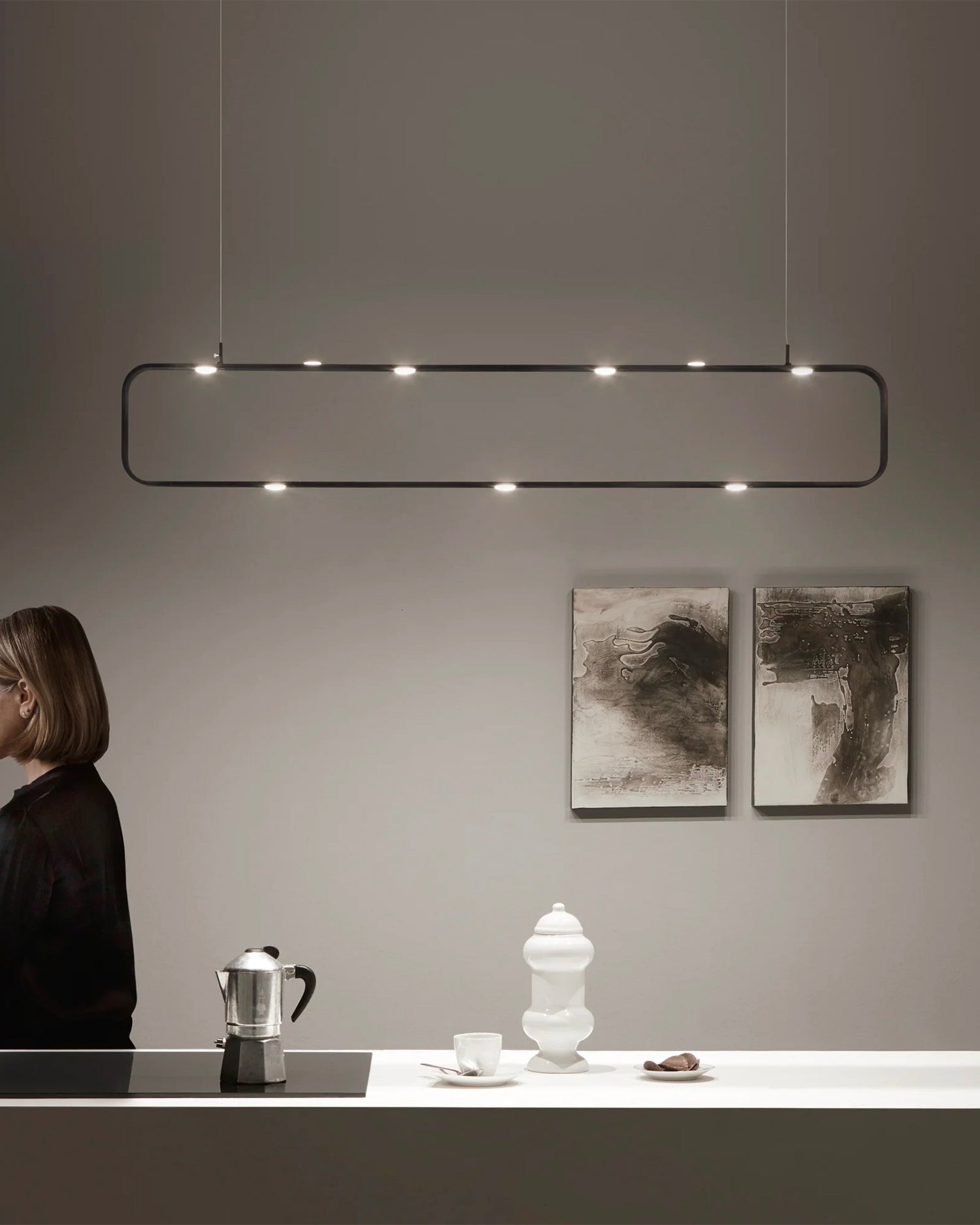 Lampada a sospensione led Moka