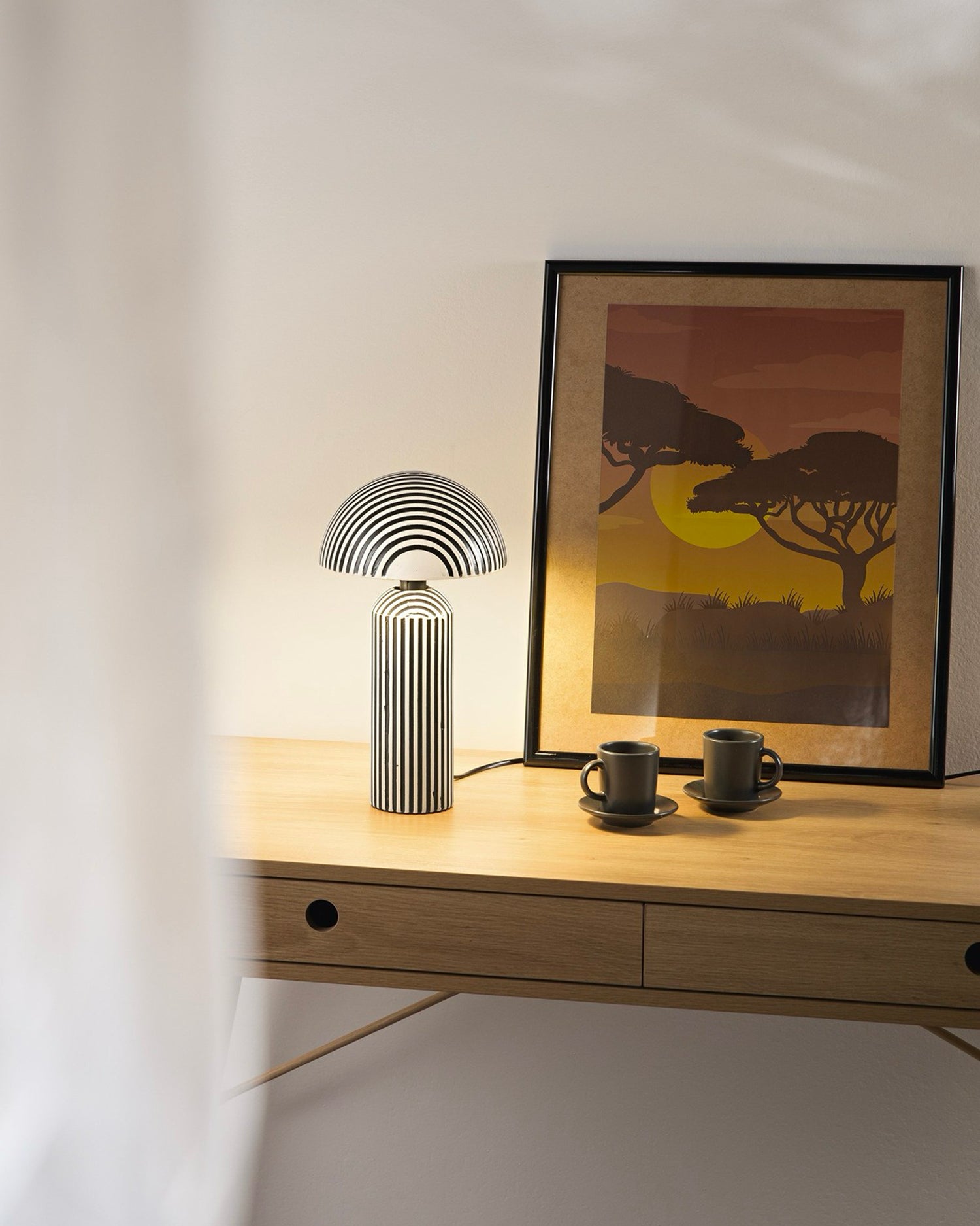 Lampada da tavolo in ceramica Tanzania