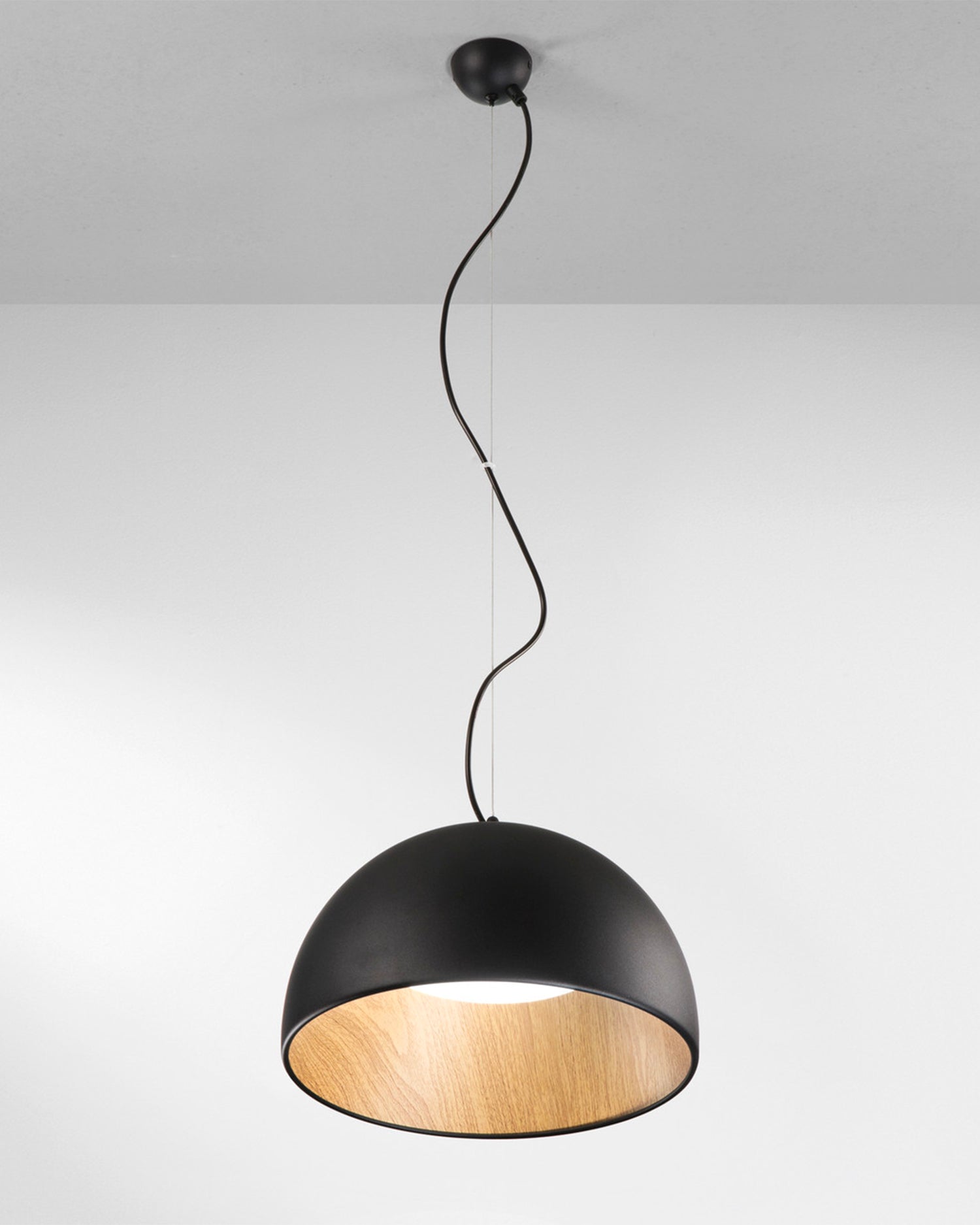 Lampada a sospensione LED in metallo Coco