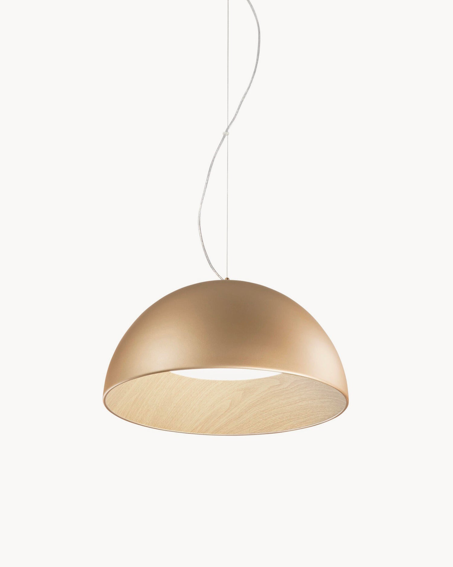 Lampada a sospensione LED in metallo Coco