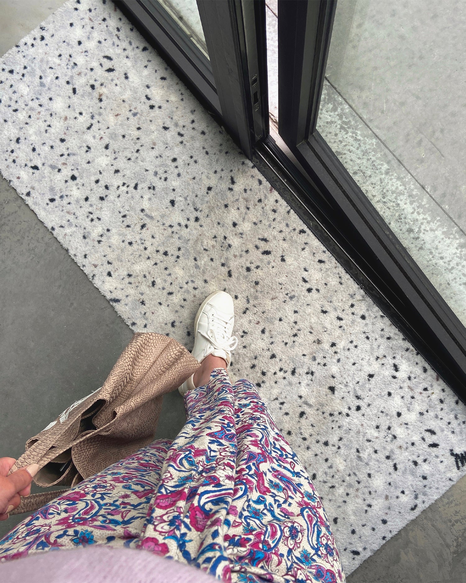 Runner con motivo terrazzo Bodhi