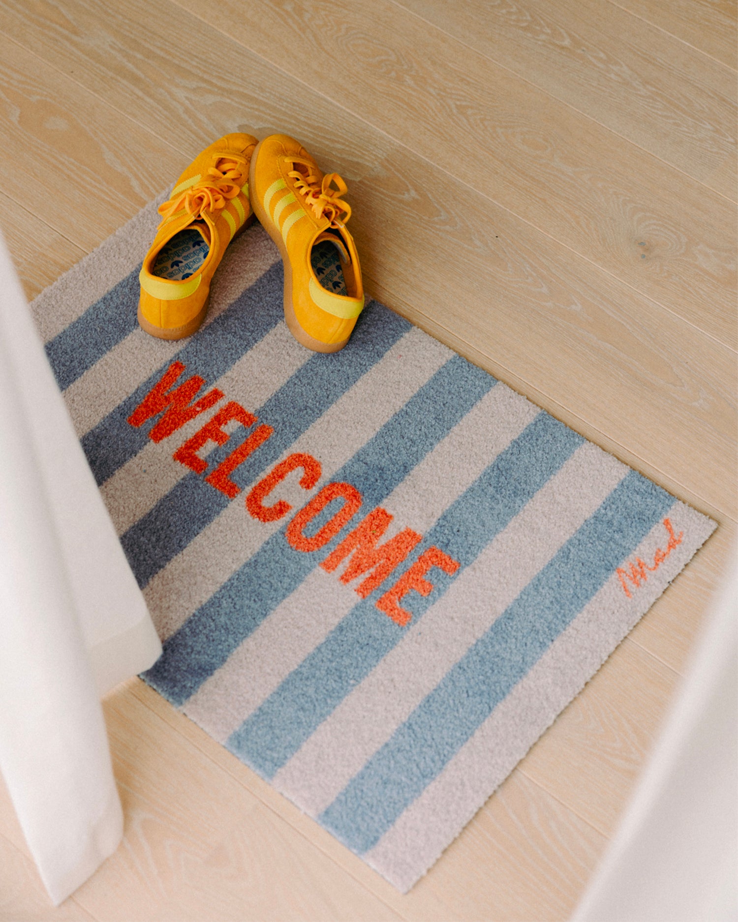 Zerbino lavabile con scritta "Welcome" Dora