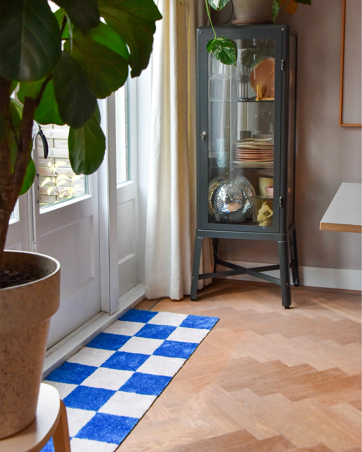 Runner con motivo a scacchi Duffy