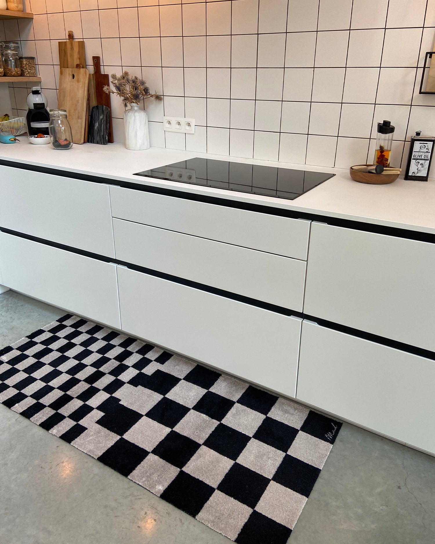 Runner lavabile a scacchi Boxie