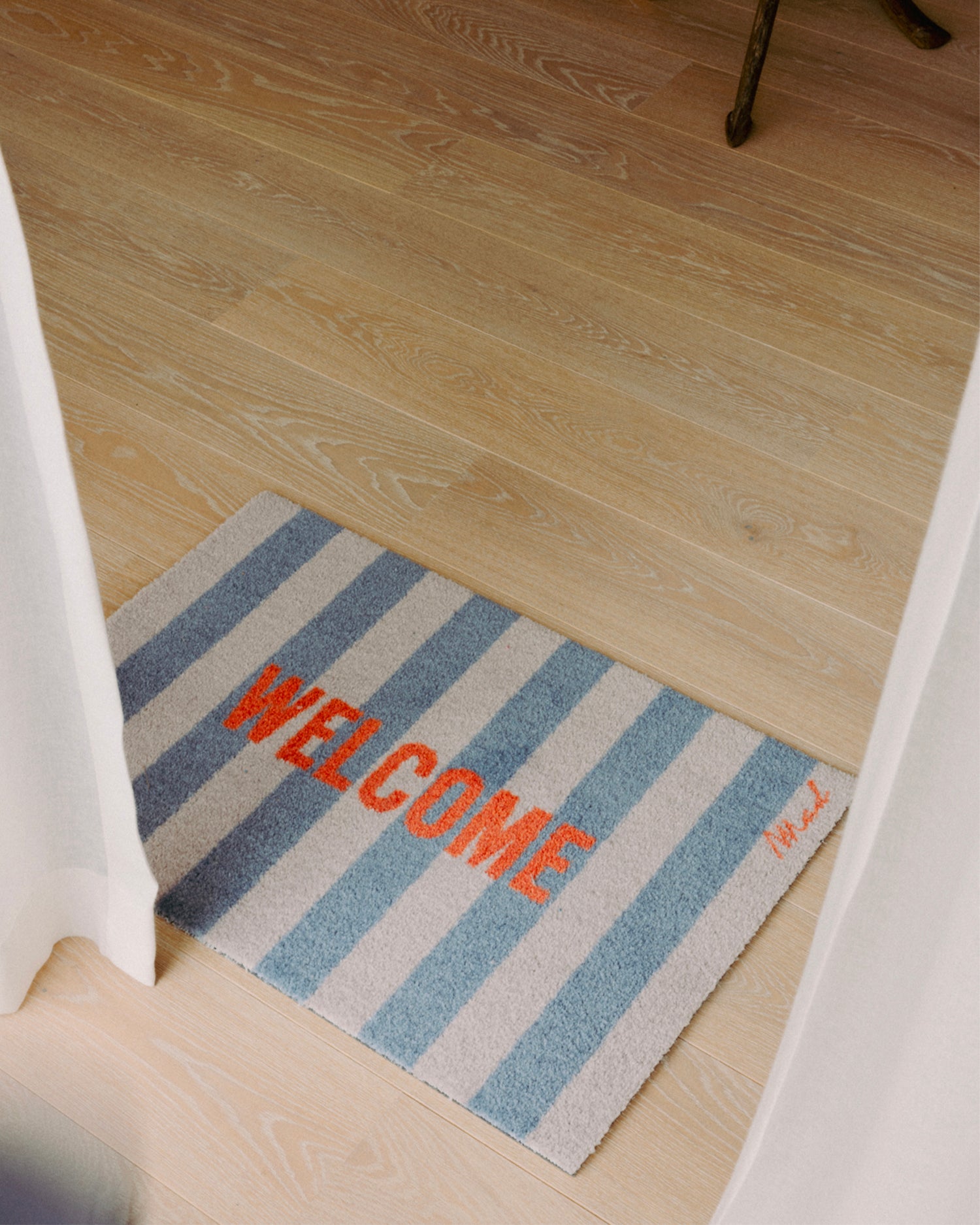 Zerbino lavabile con scritta "Welcome" Dora