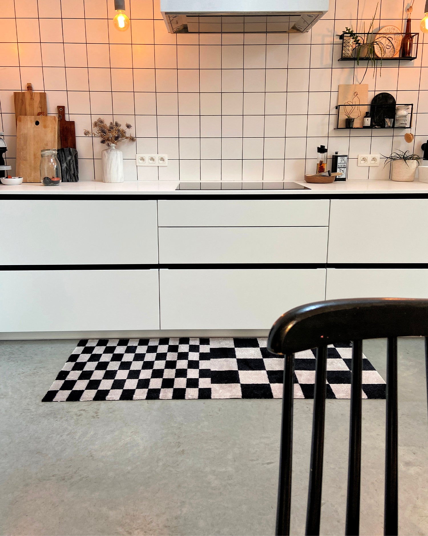 Runner lavabile a scacchi Boxie