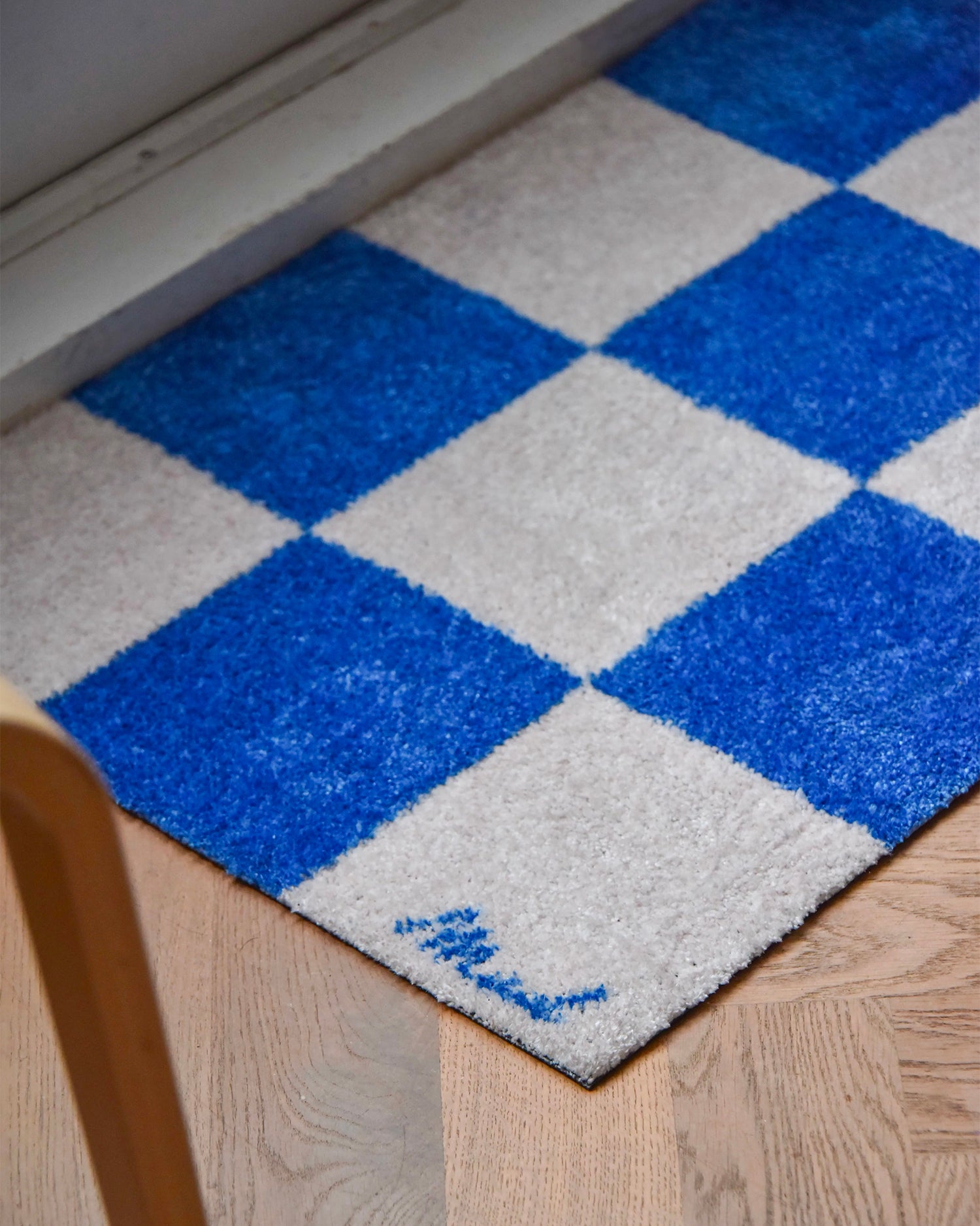 Tappeto lavabile con motivo a scacchi Didi