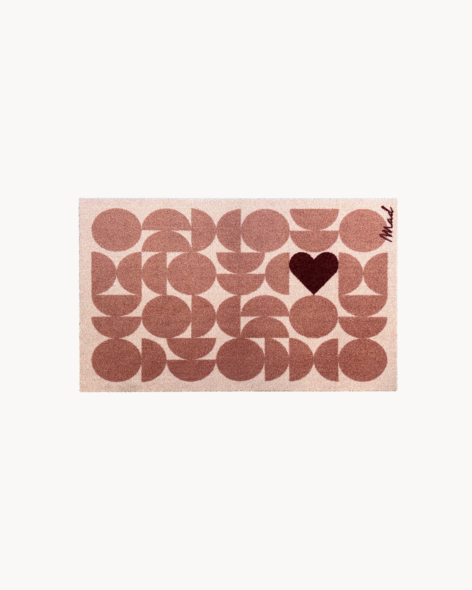 Zerbino lavabile con pattern geometrico Naya