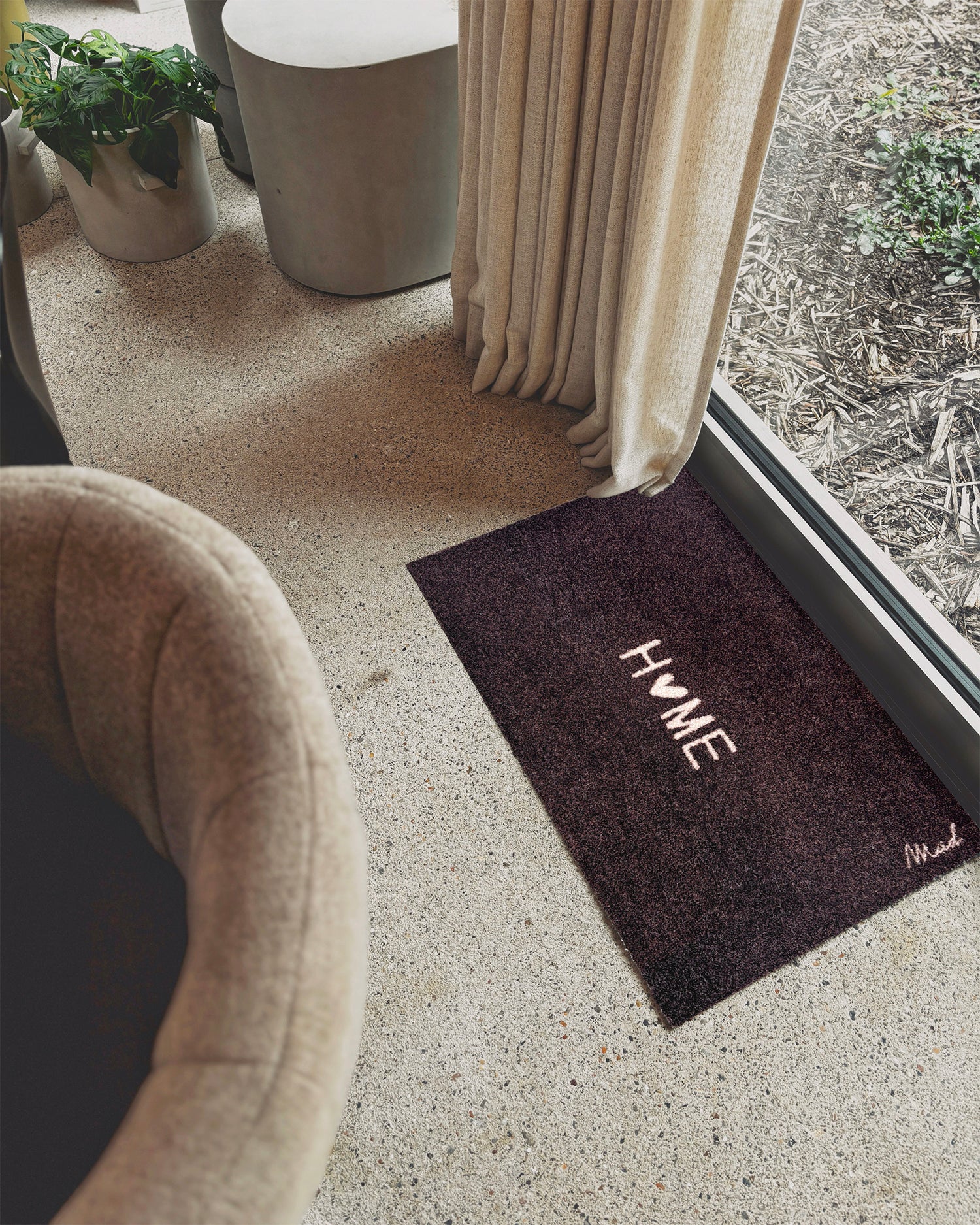 Zerbino lavabile con scritta "Home" Cooper