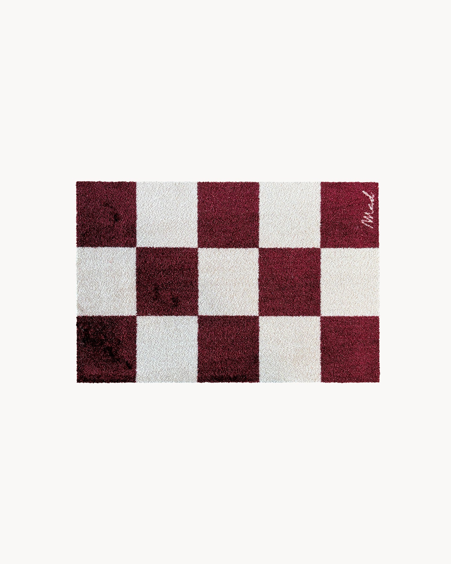 Tappeto lavabile con motivo a scacchi Dorian