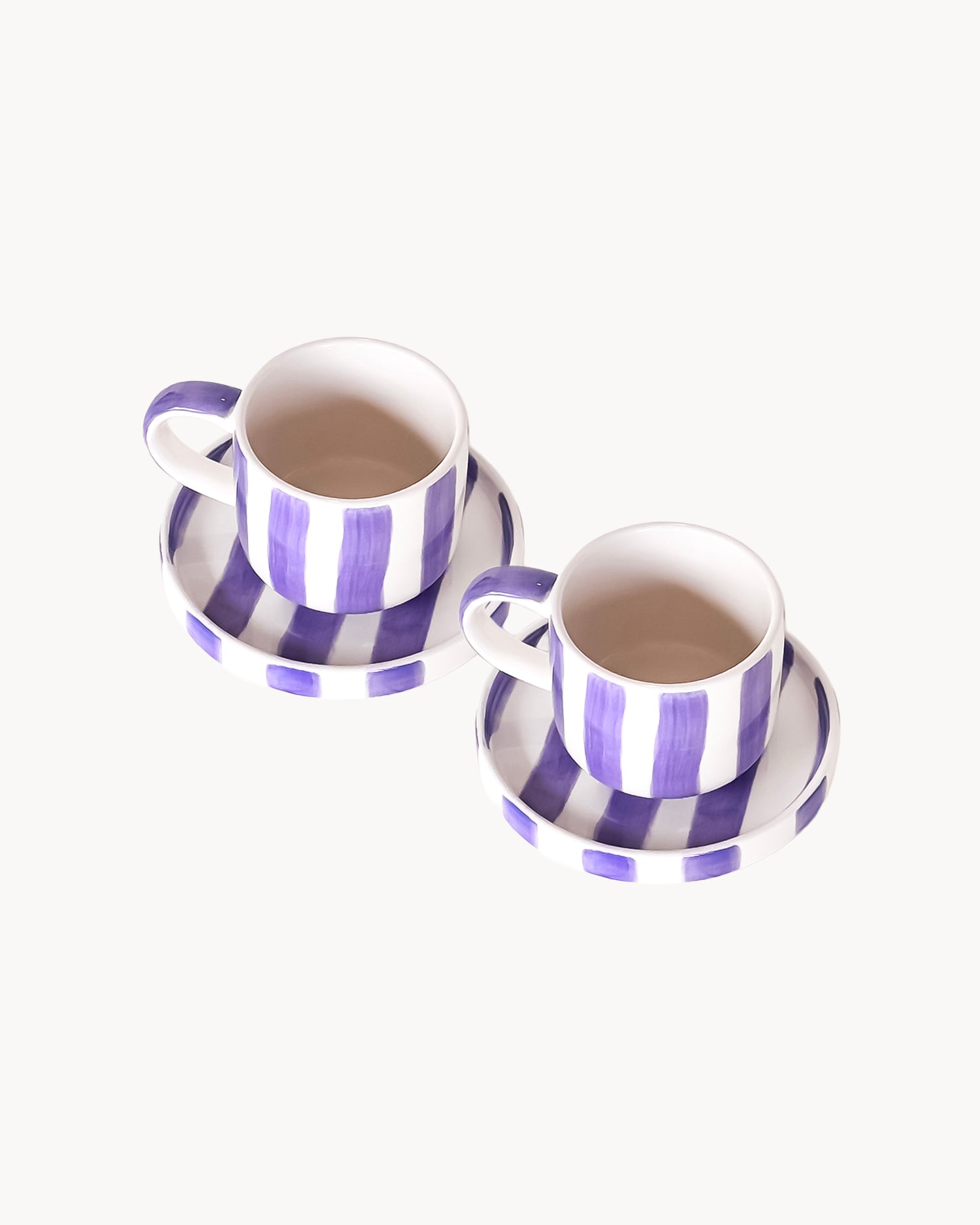 Set 2 tazzine da caffè in ceramica dipinta a mano Magazin Minori