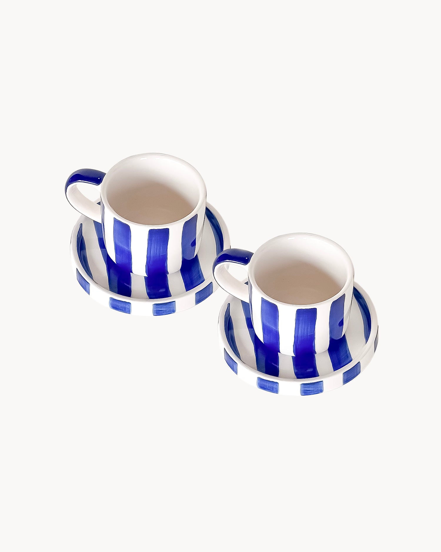 Set 2 tazzine da caffè in ceramica dipinta a mano Magazin Minori