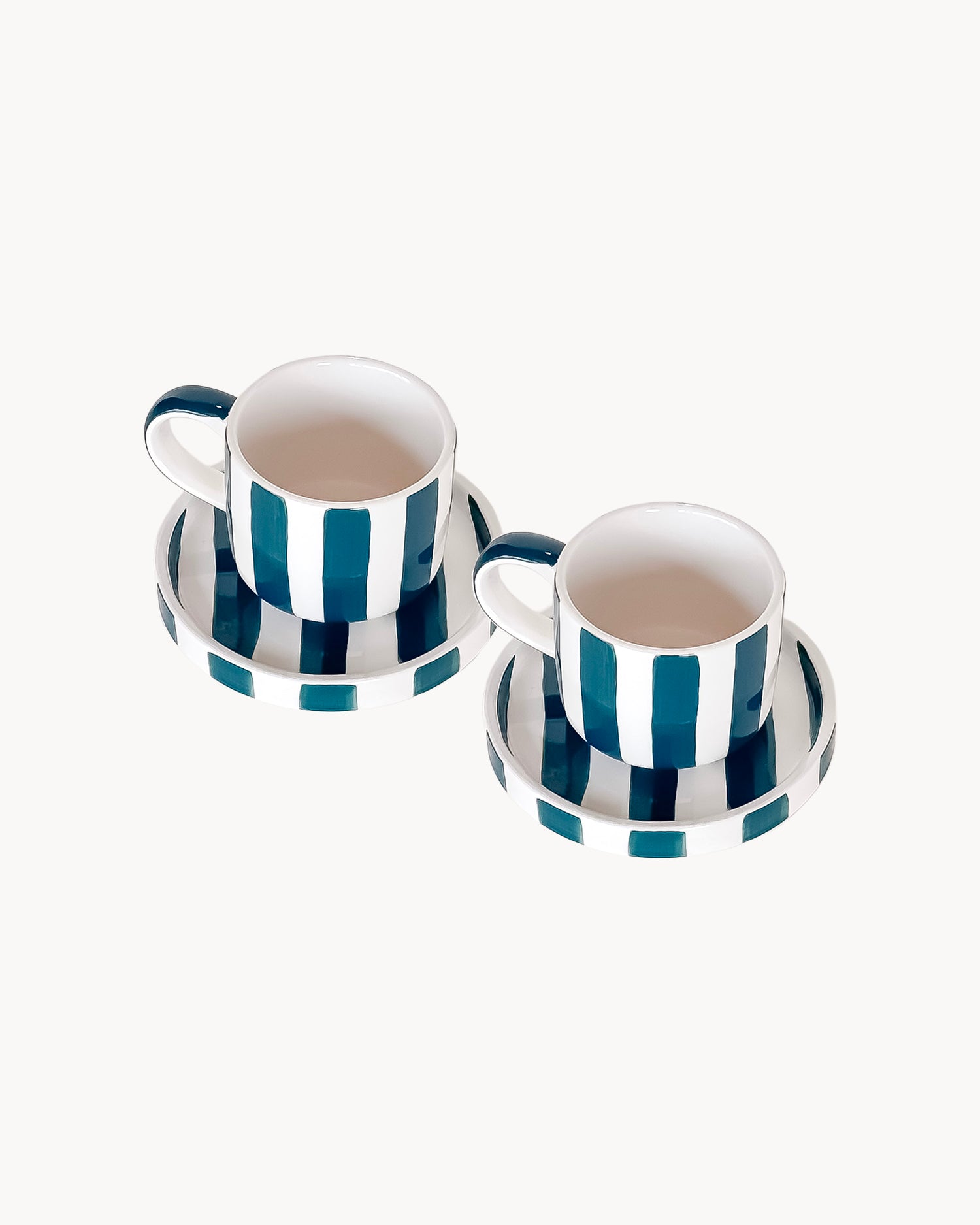 Set 2 tazzine da caffè in ceramica dipinta a mano Magazin Minori