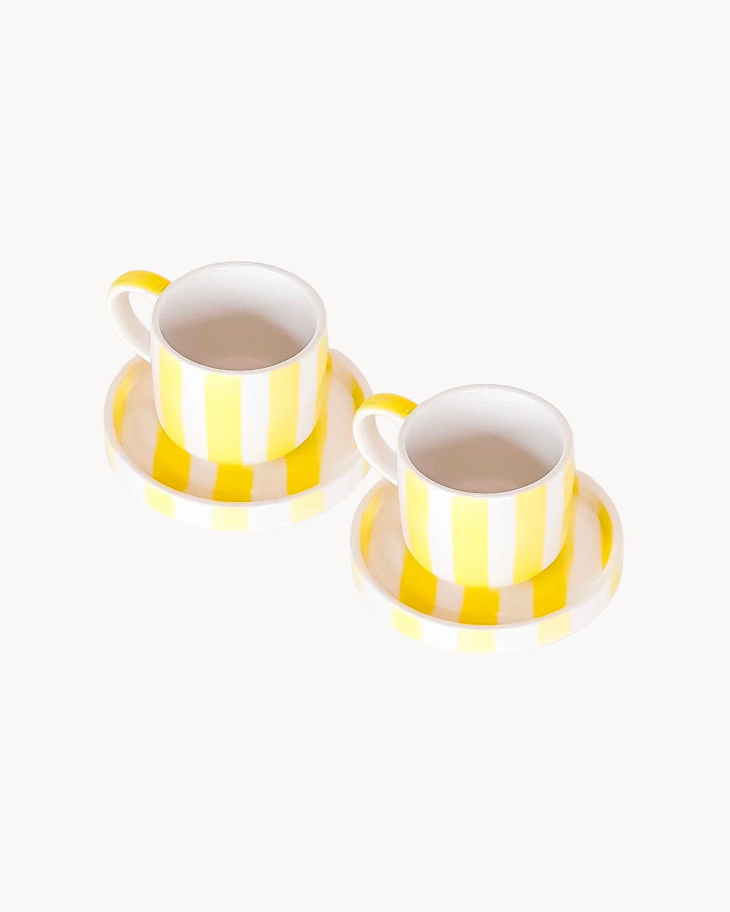 Set 2 tazzine da caffè in ceramica dipinta a mano Magazin Minori