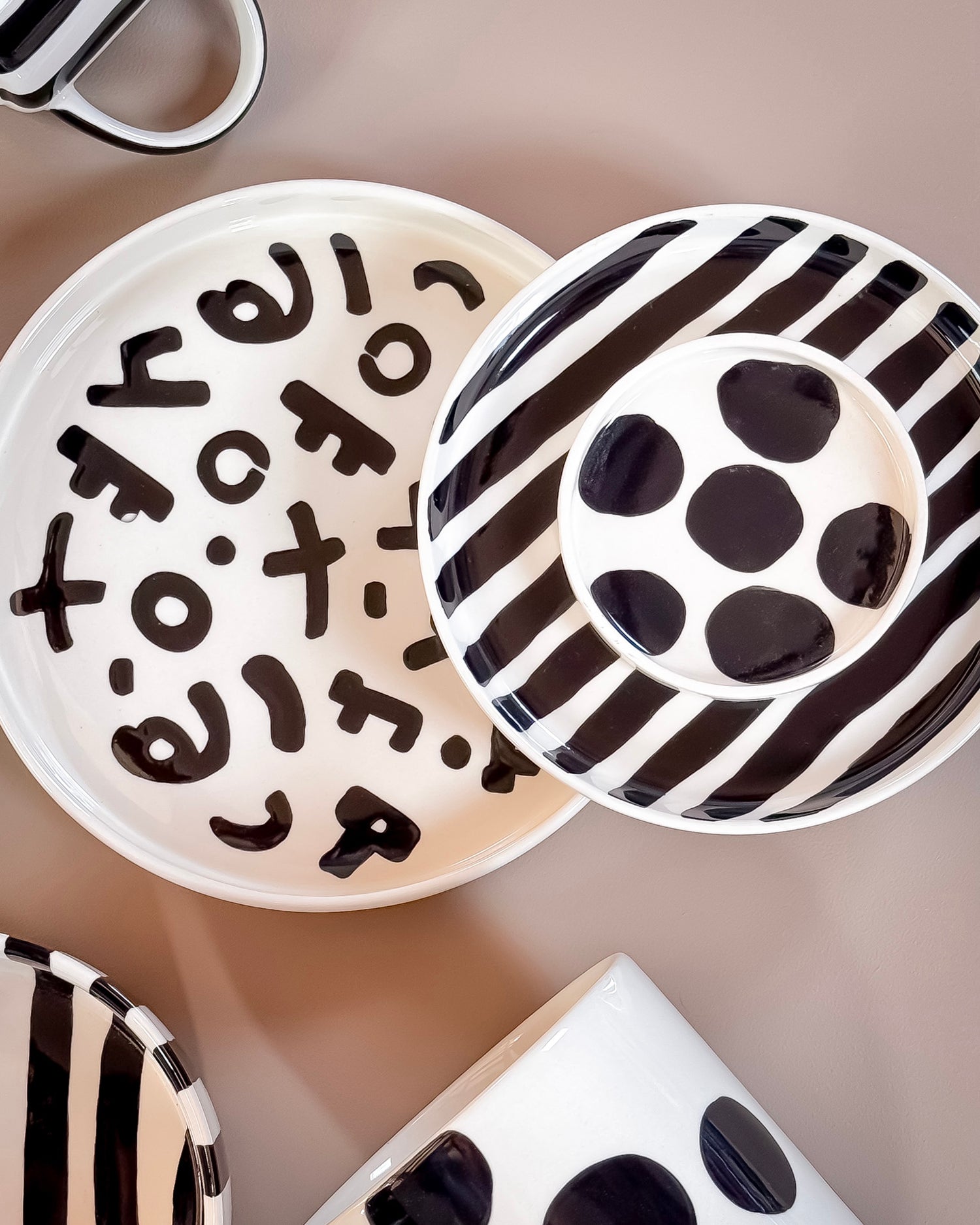 Piatto in ceramica dipinto a mano Magazin Minori