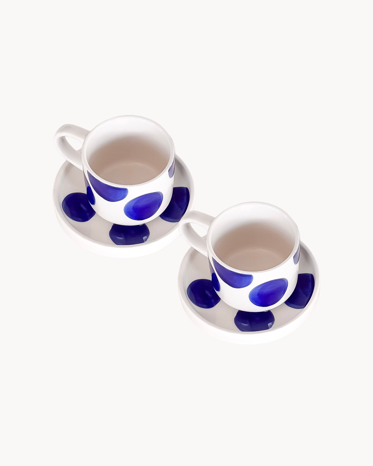 Set 2 tazzine da caffè in ceramica dipinta a mano Magazin Minori