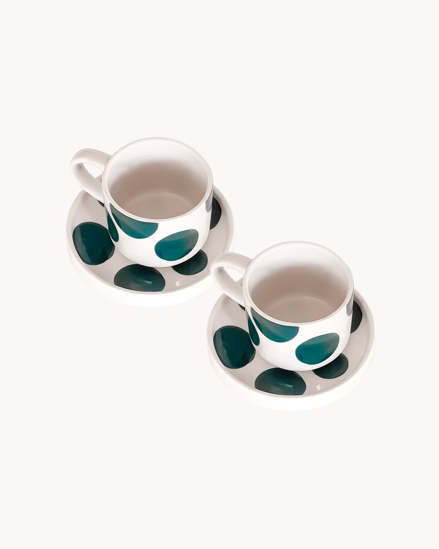 Set 2 tazzine da caffè in ceramica dipinta a mano Magazin Minori