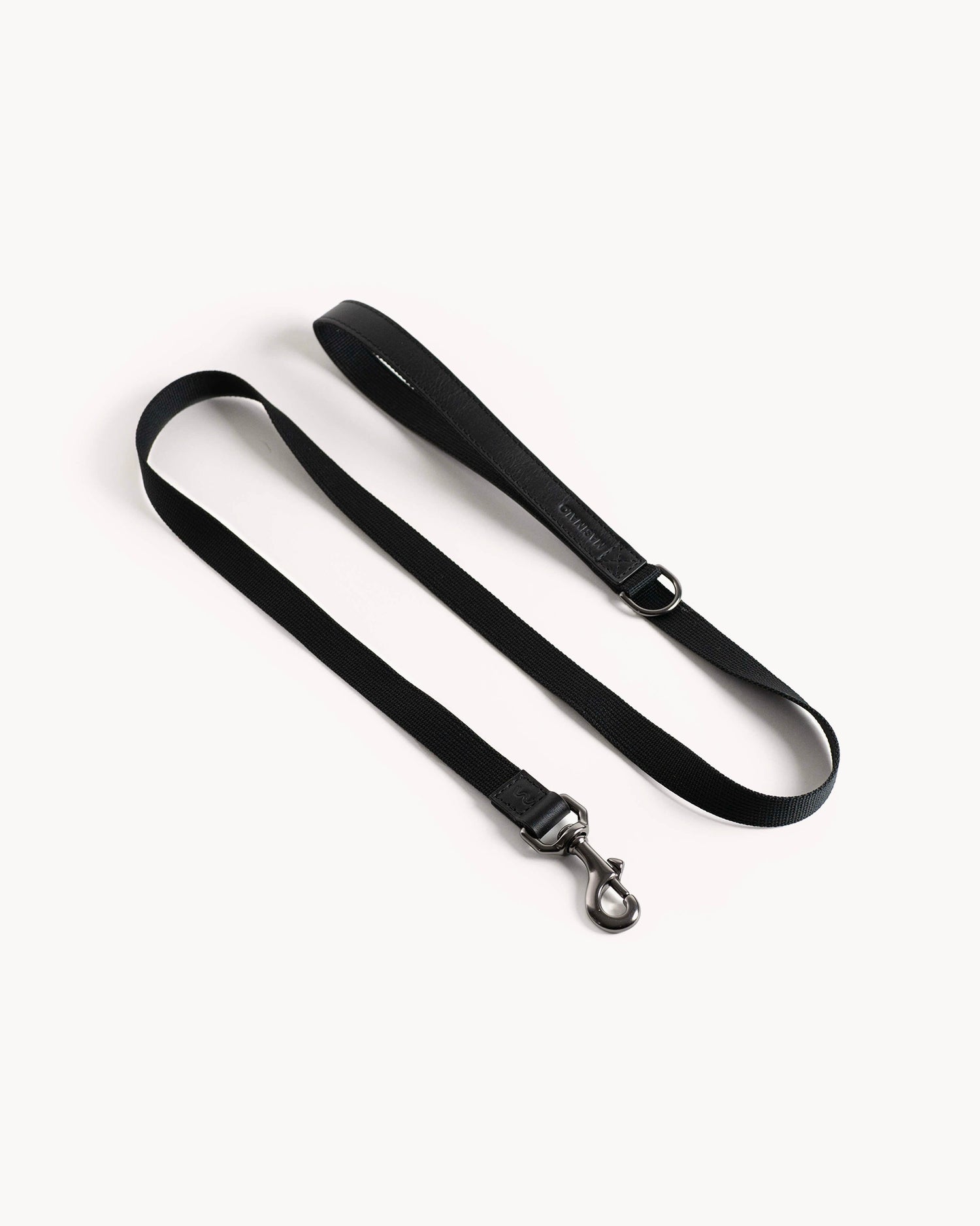 Guinzaglio con impugnatura in pelle Colour Block