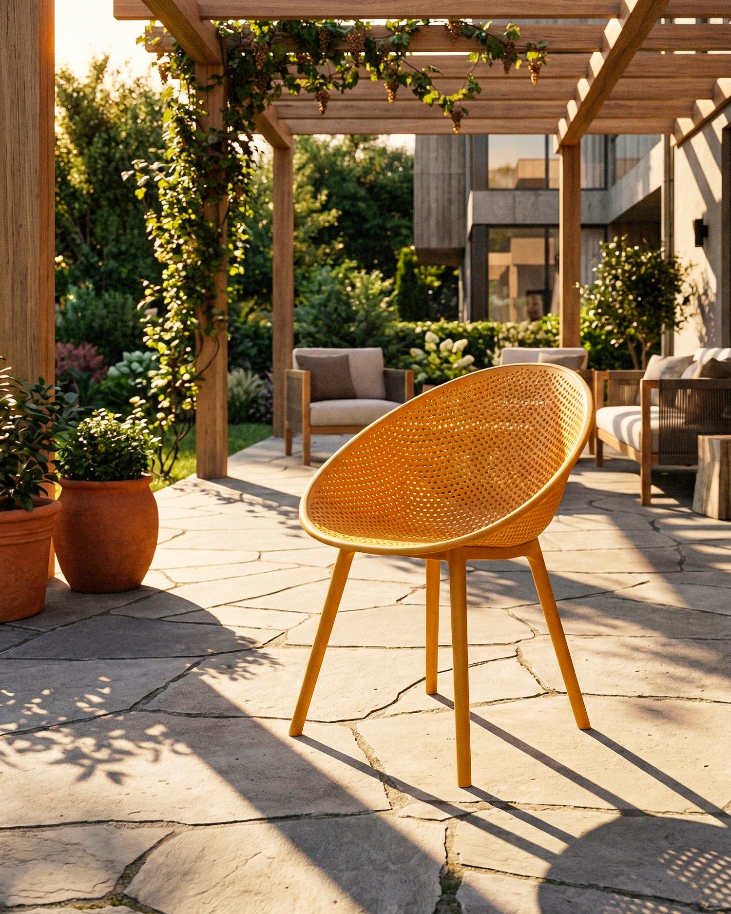 Set 2 sedie da esterno in polipropilene Ibiza