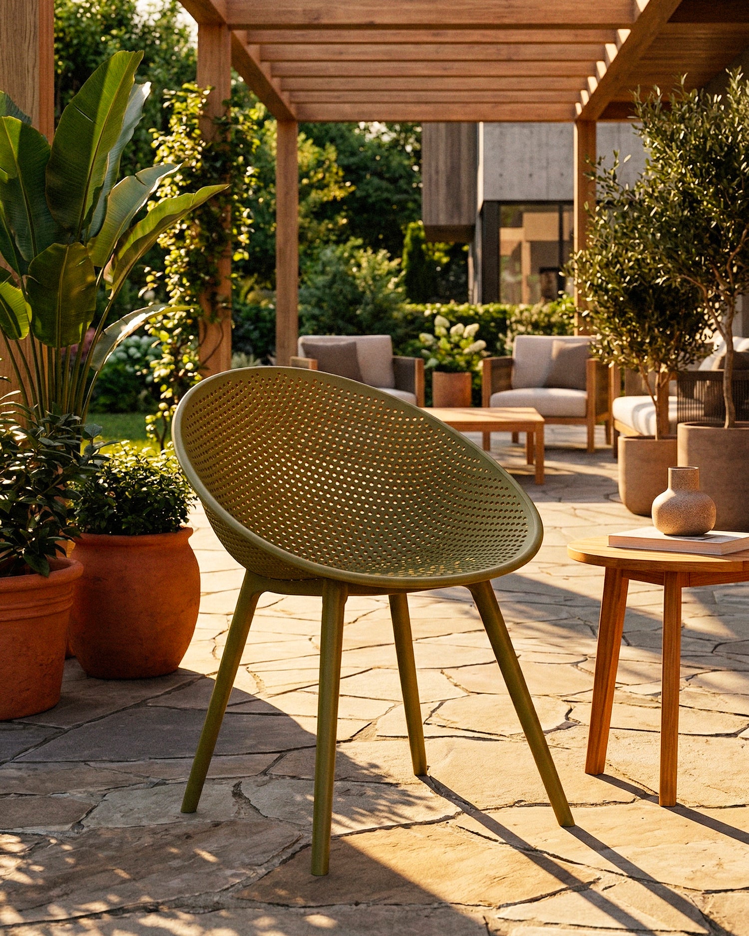 Set 2 sedie da esterno in polipropilene Ibiza