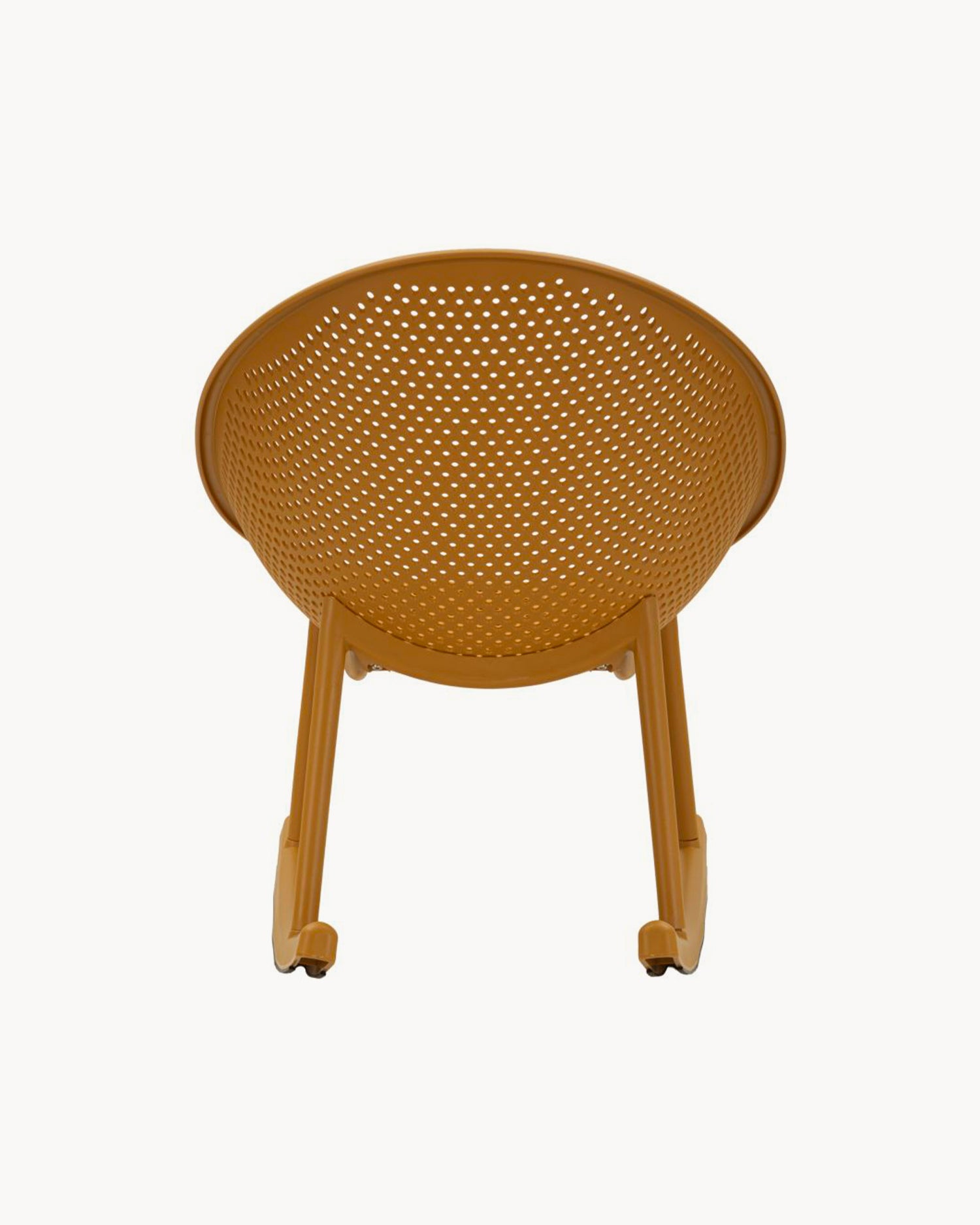 Set 2 sedie a dondolo da esterno in polipropilene Ibiza