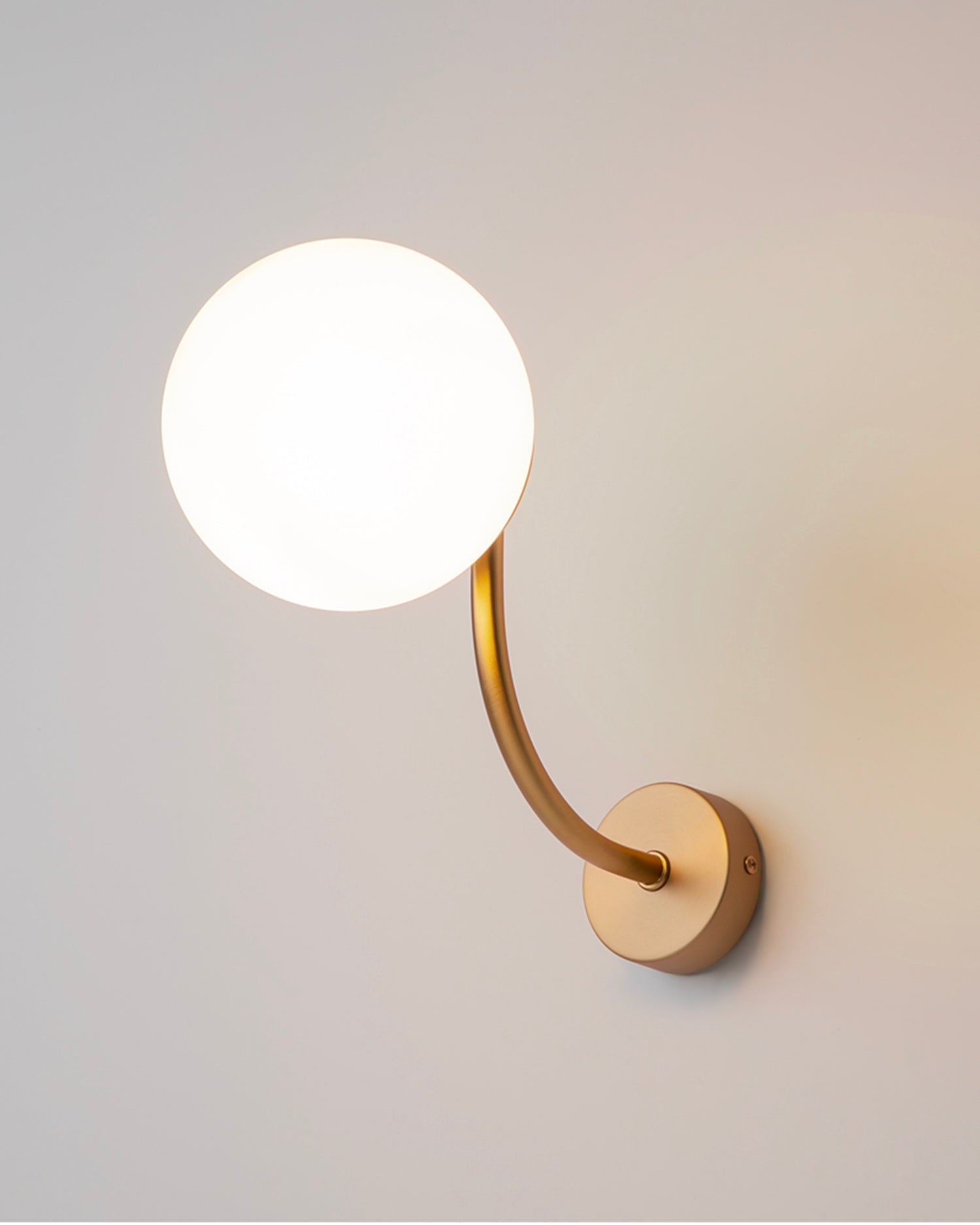 Lampada da parete in vetro e metallo Rendez-vous