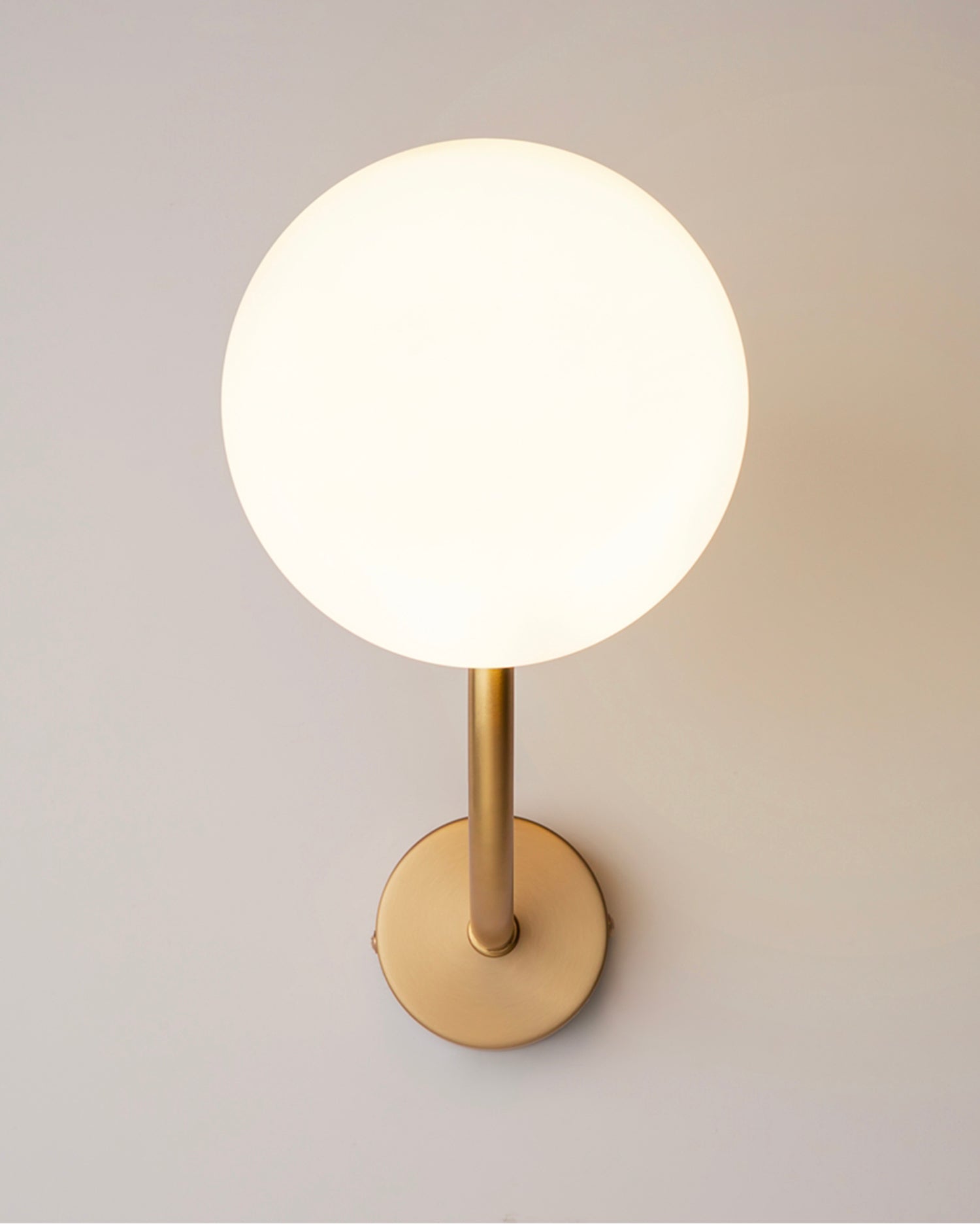 Lampada da parete in vetro e metallo Rendez-vous