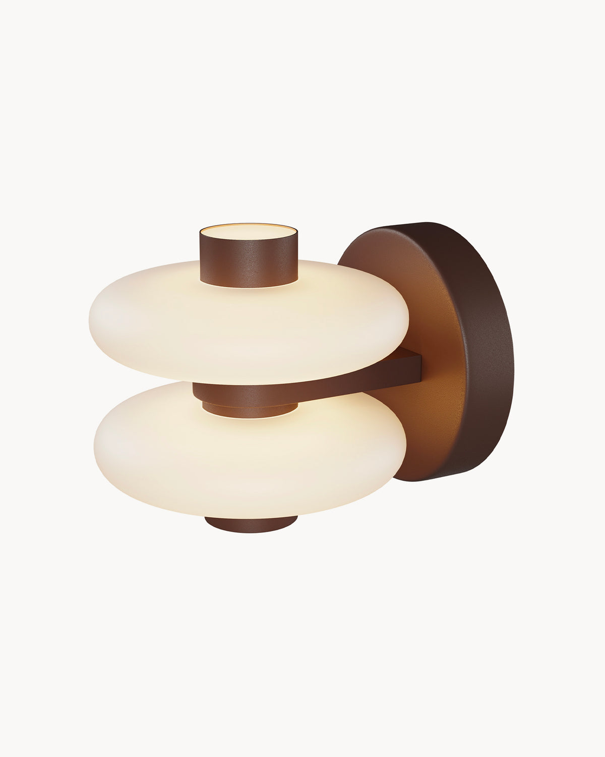 Lampada da parete in vetro opale Nuvem