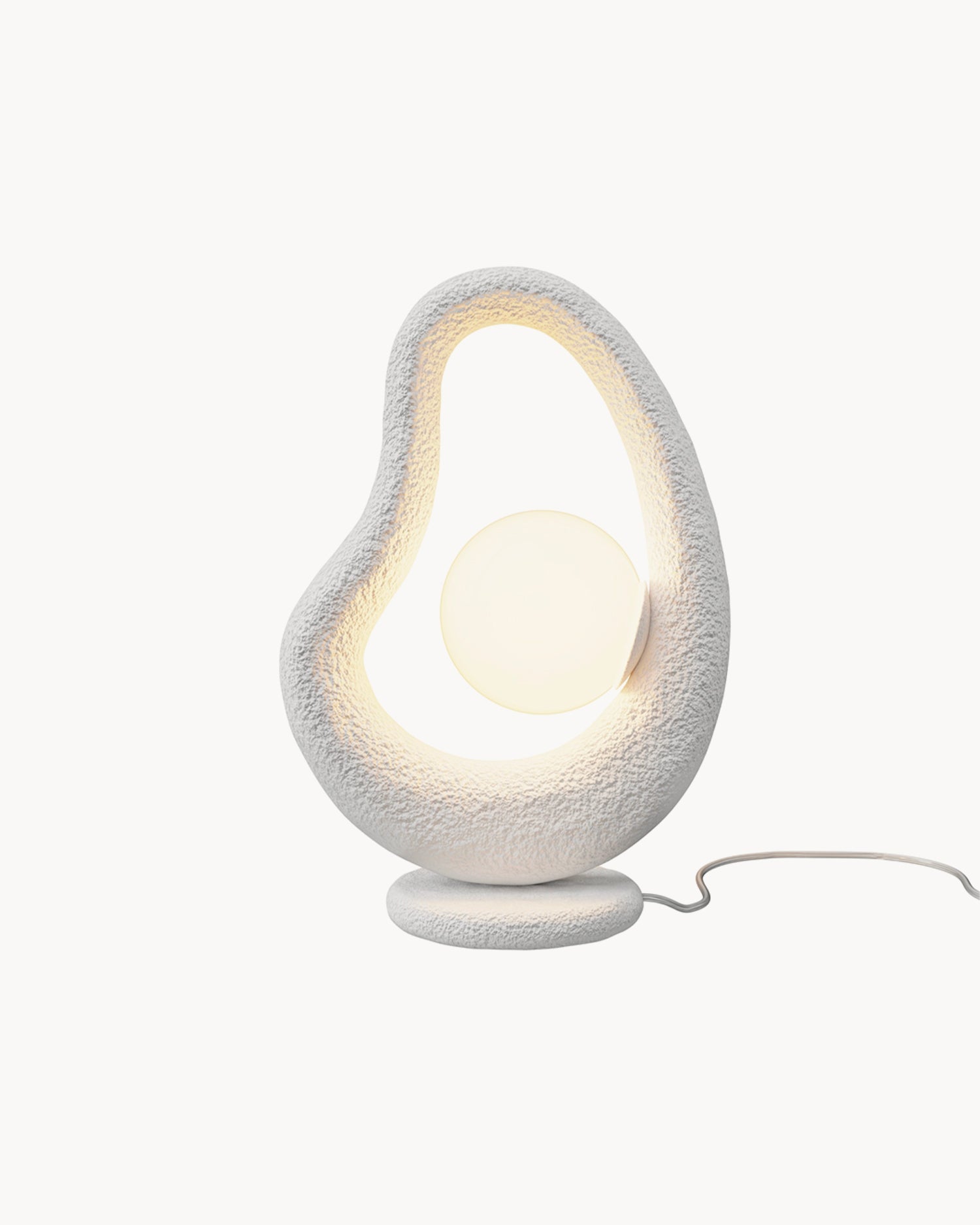 Lampada da tavolo effetto pietra Opus