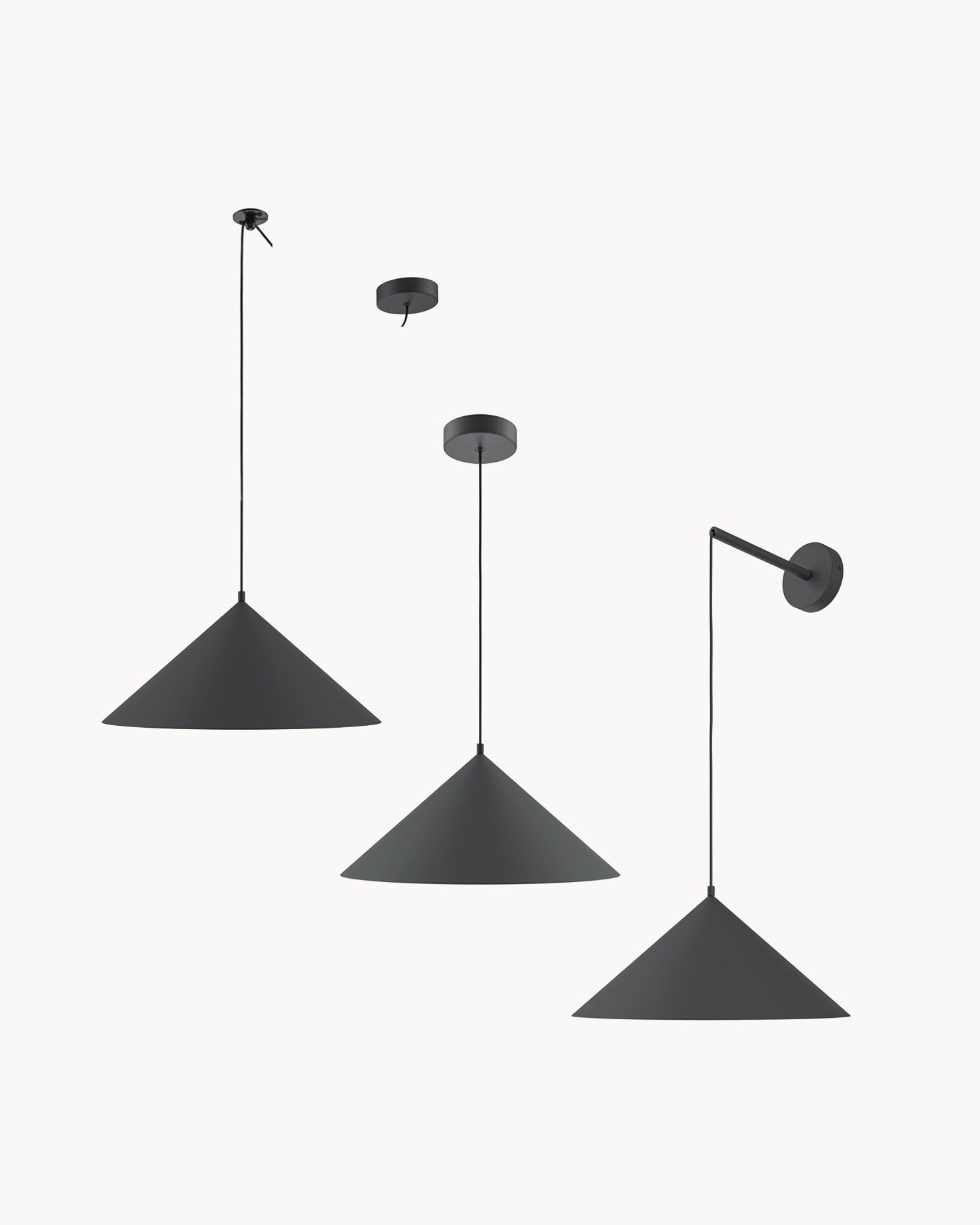 Lampada a sospensione in metallo Treem