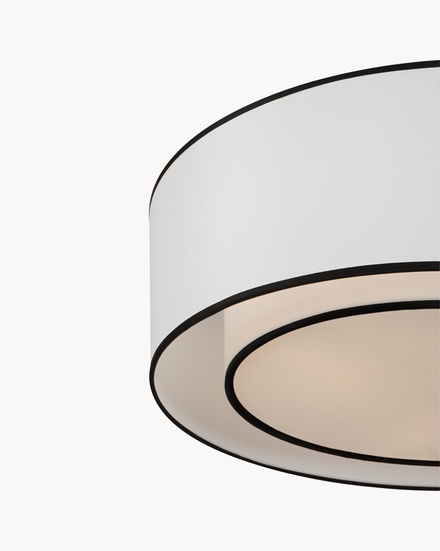 Lampada da soffitto in tessuto Bergamo