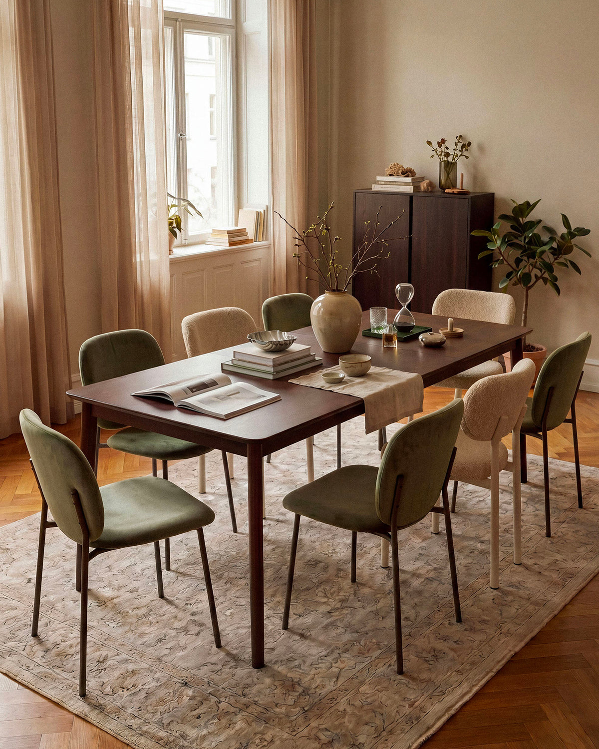 Tavolo allungabile in rovere Elan