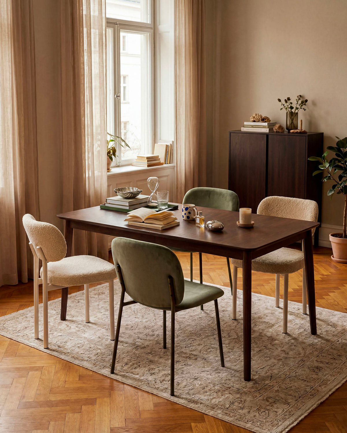 Tavolo allungabile in rovere Elan