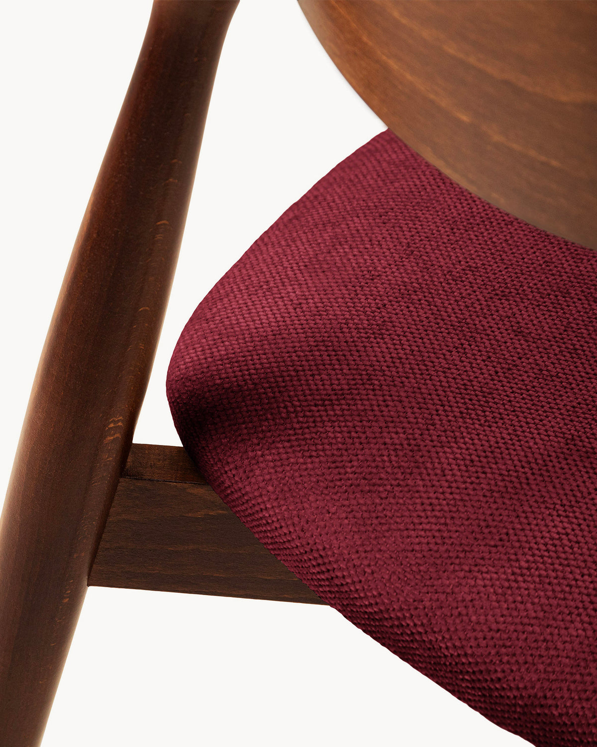 Sedia imbottita in chenille Leon