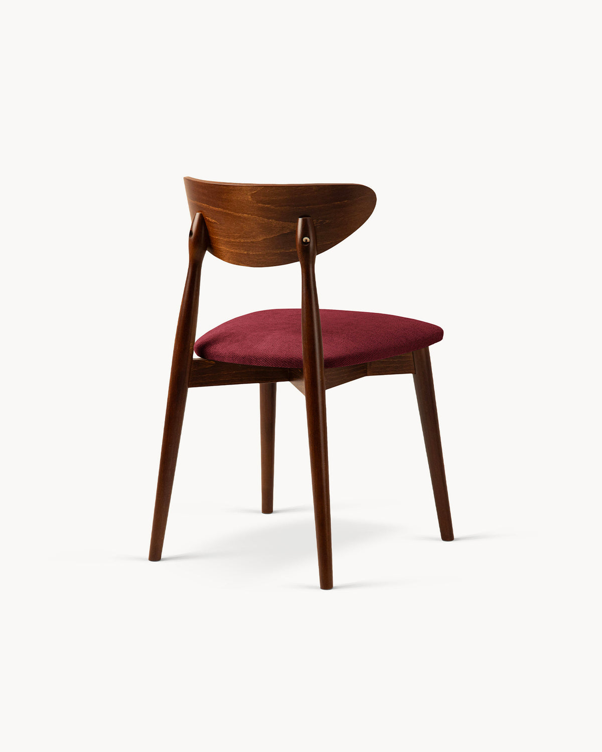 Sedia imbottita in chenille Leon