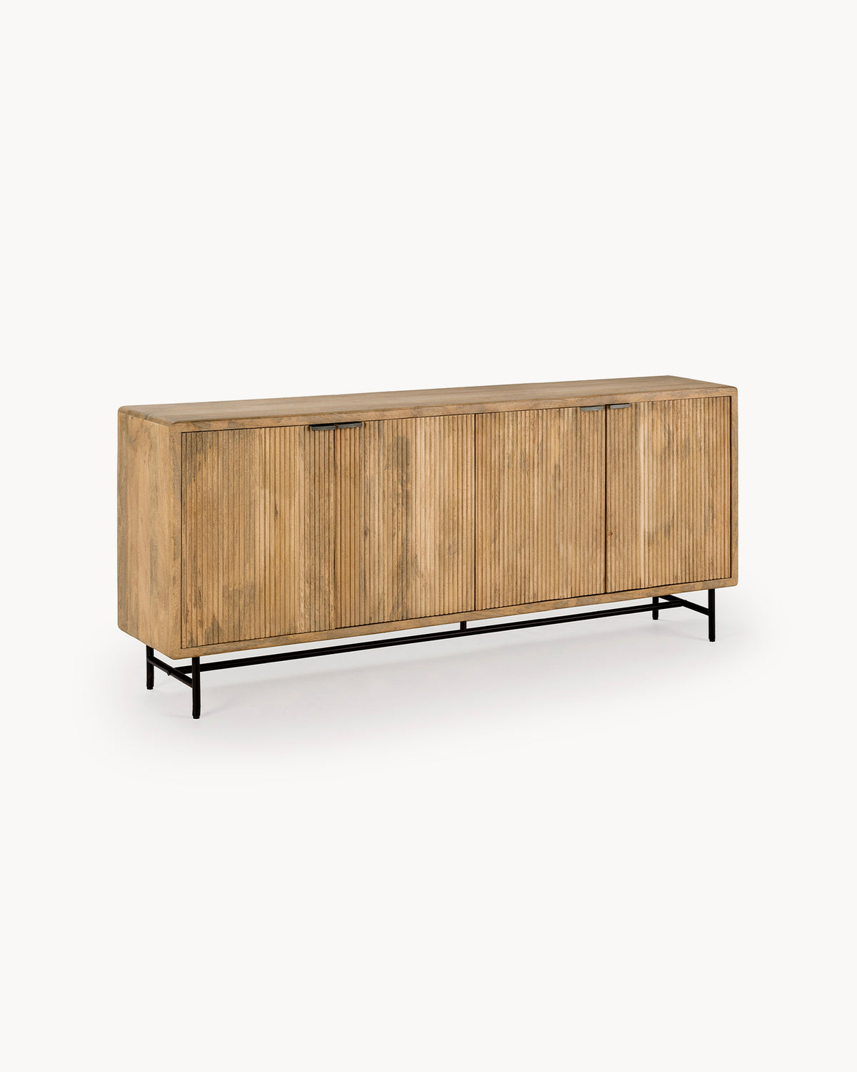 Credenza in legno di mango Mundra - Legno/Metallo