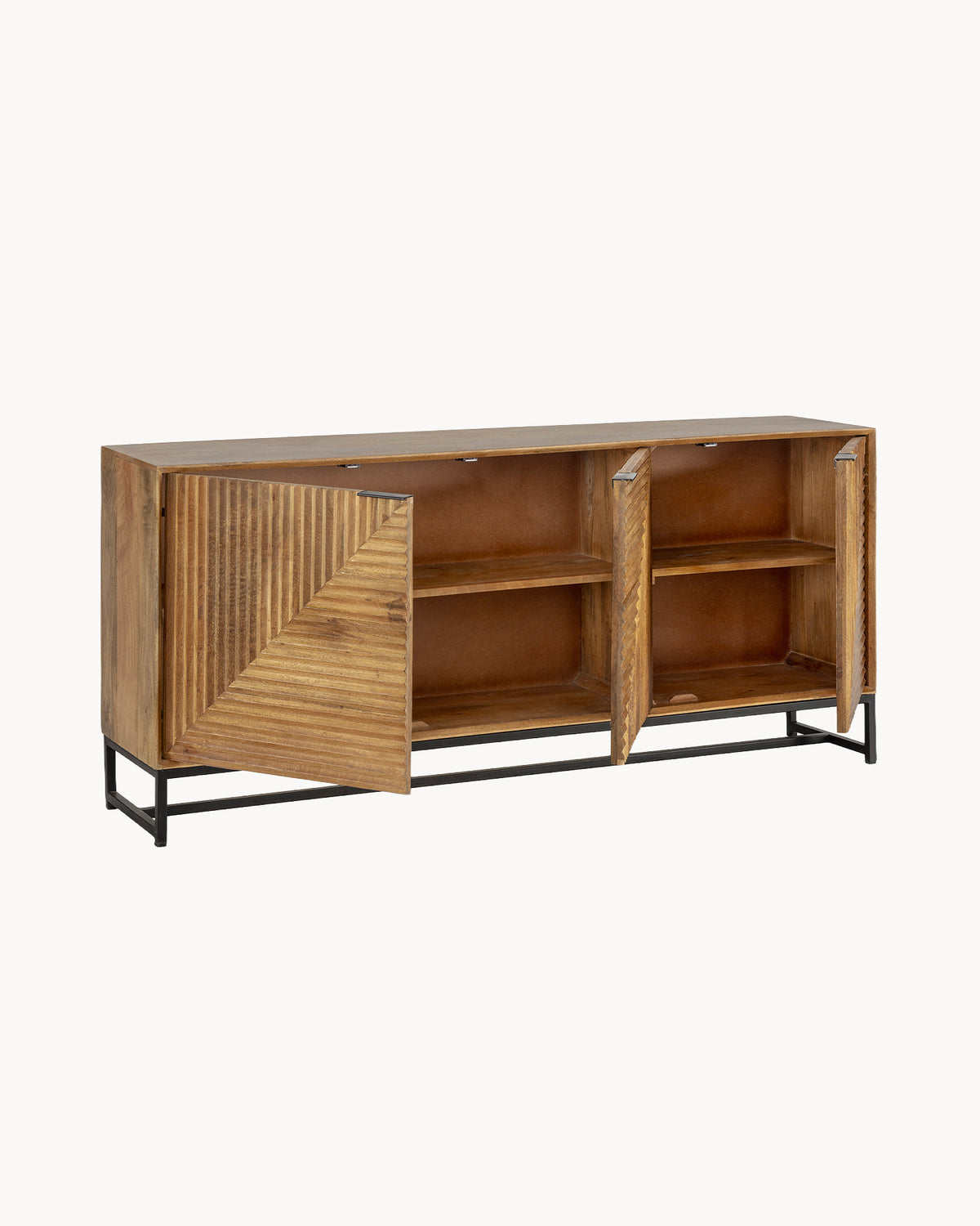 Credenza in legno di mango Nereida - Legno/Metallo