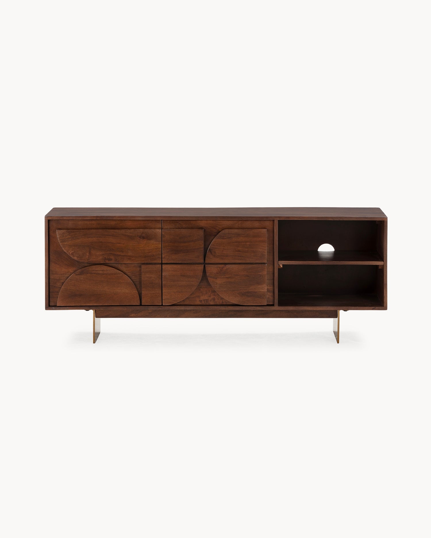 Mobile tv in legno di mango Trisha