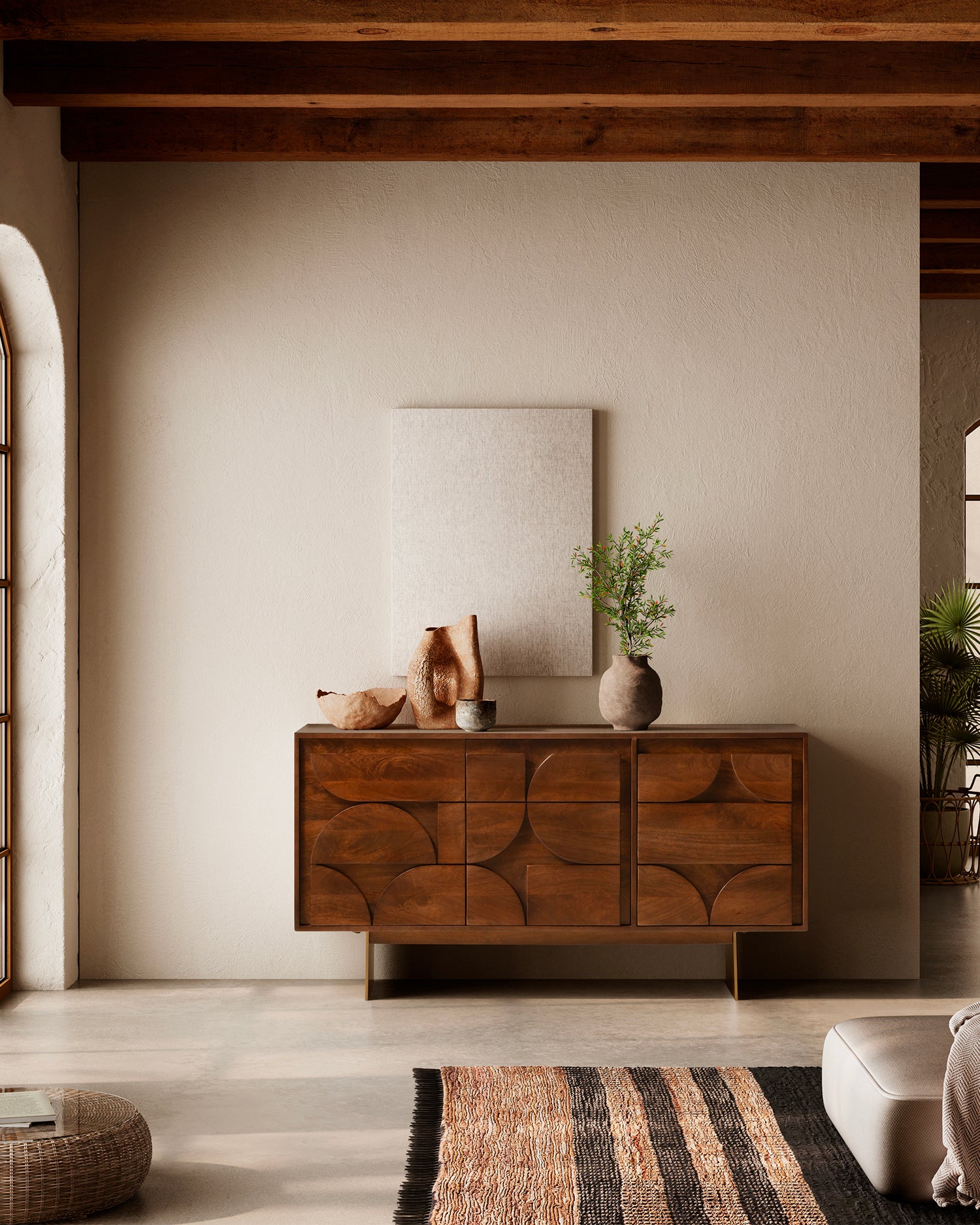 Credenza in legno di mango Trisha