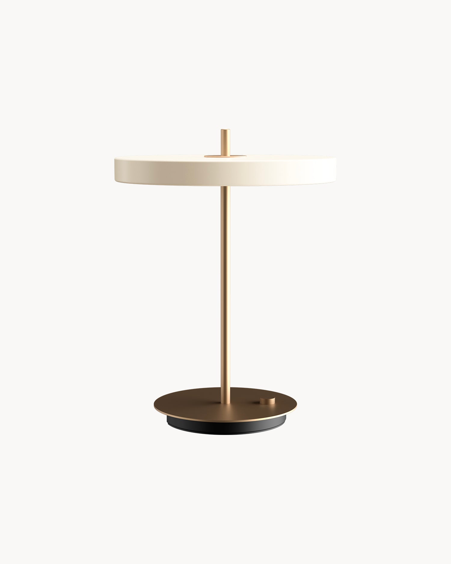 Lampada da tavolo in acciaio Asteria